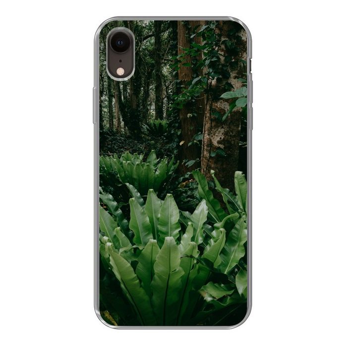 MuchoWow Handyhülle Japanischer Dschungel Handyhülle Apple iPhone XR Smartphone-Bumper Print Handy