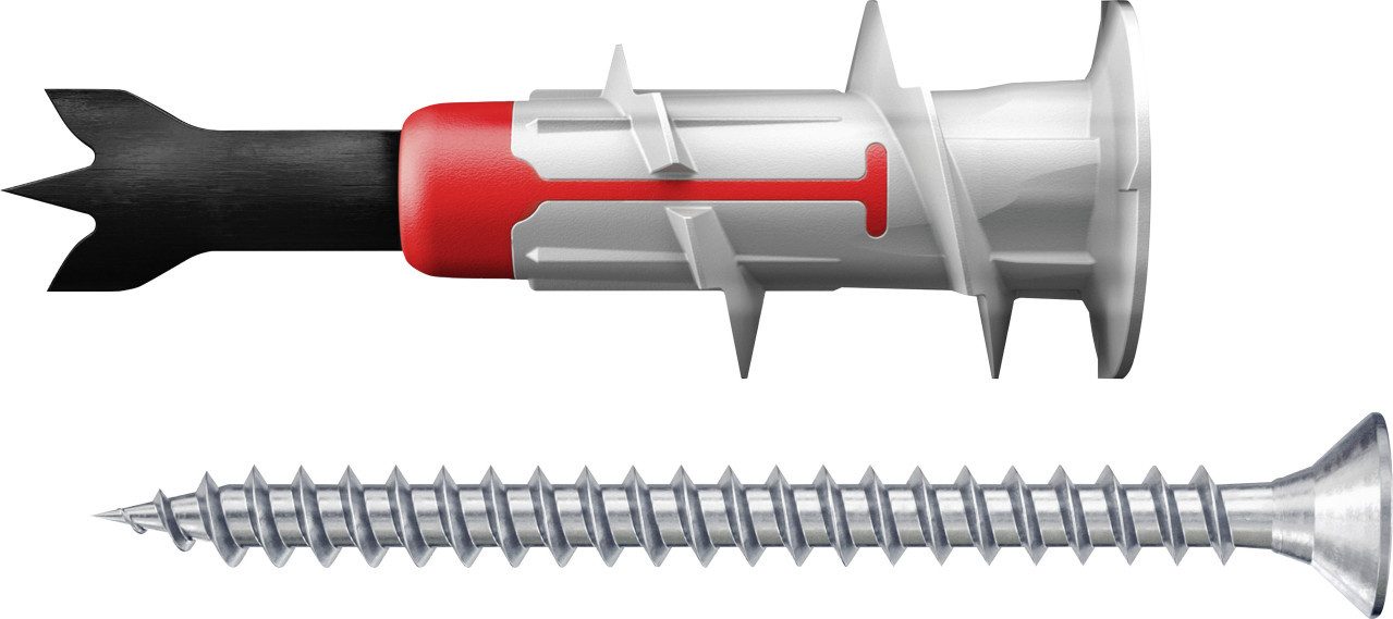 fischer Schrauben- und Dübel-Set Fischer Gipskartondübel DuoBlade S 44 mm - 20