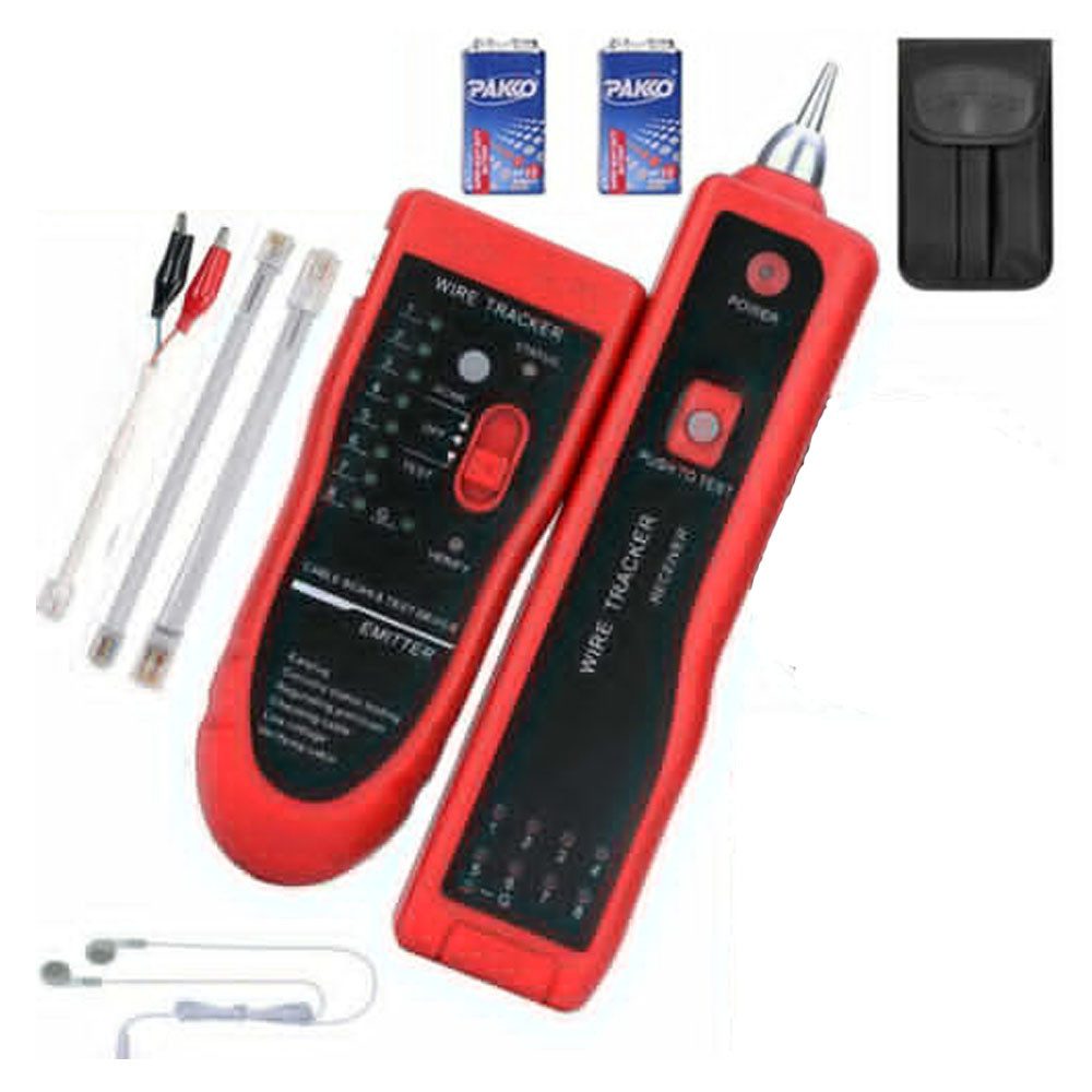 Leitungsortungsgerät Kabelsucher Kabelfinder Kabeltester WLAN Kable Tracker RJ45 RJ11