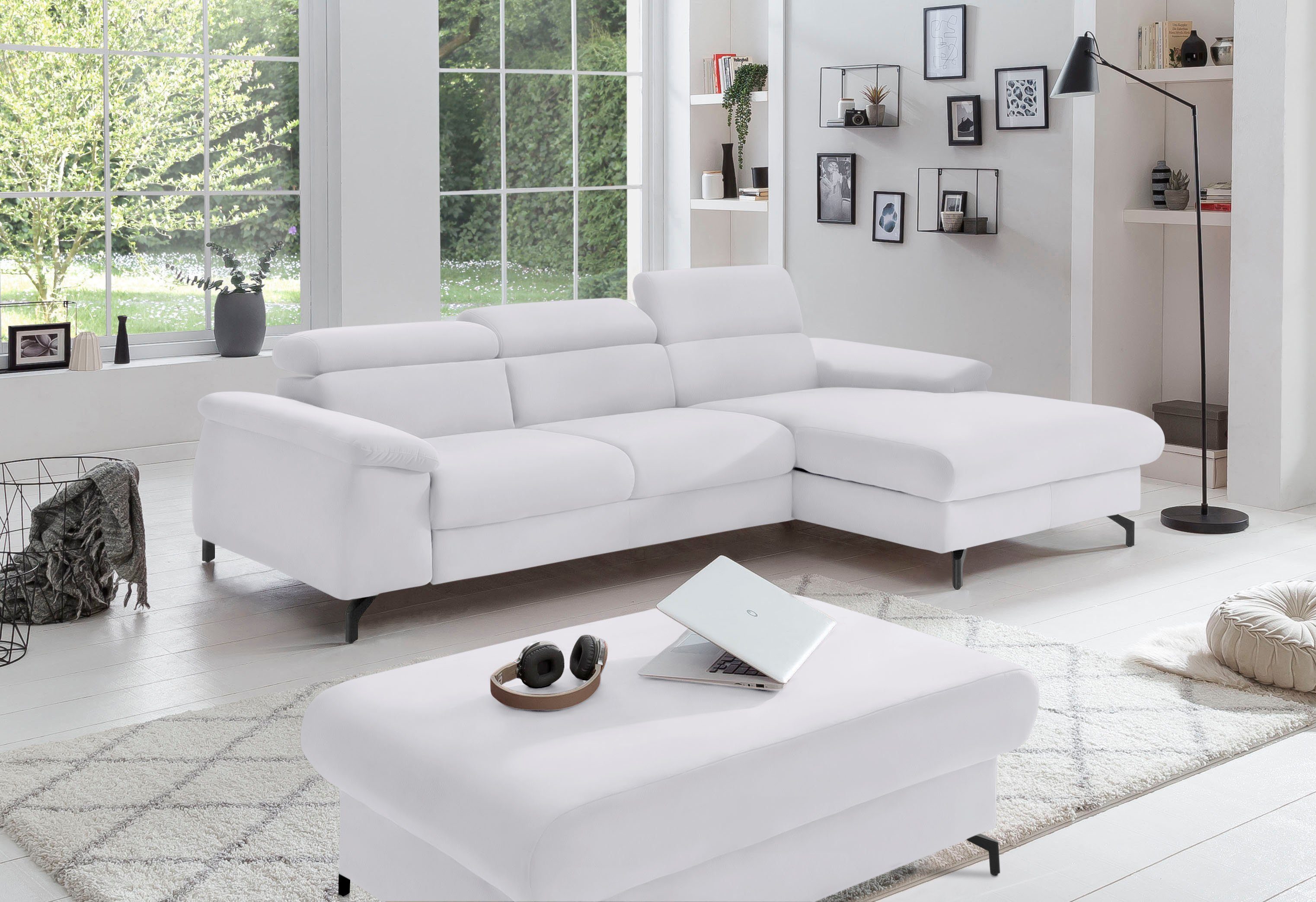 COTTA Ecksofa Kitty L-Form, mit Kopfteilverstellung, günstig online kaufen