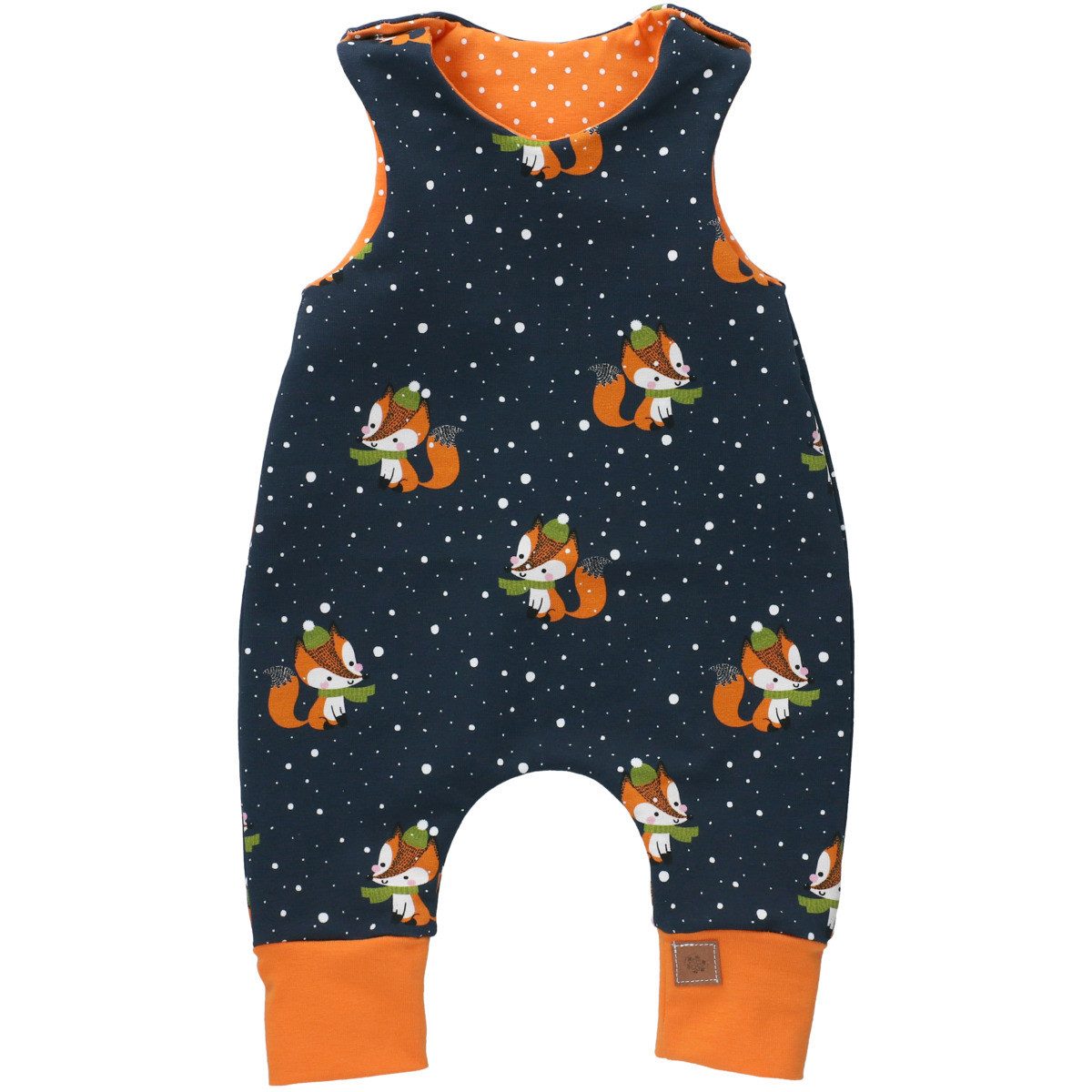 Strampler Handmade Fuchs Unisex Kinder