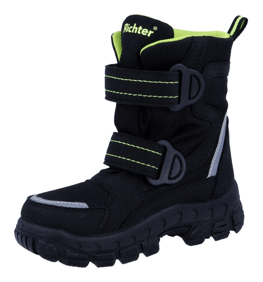 Richter Davos WMS: Weit Winterstiefel Klettstiefel in Schuhweite: Weit, Größenschablone zum Download