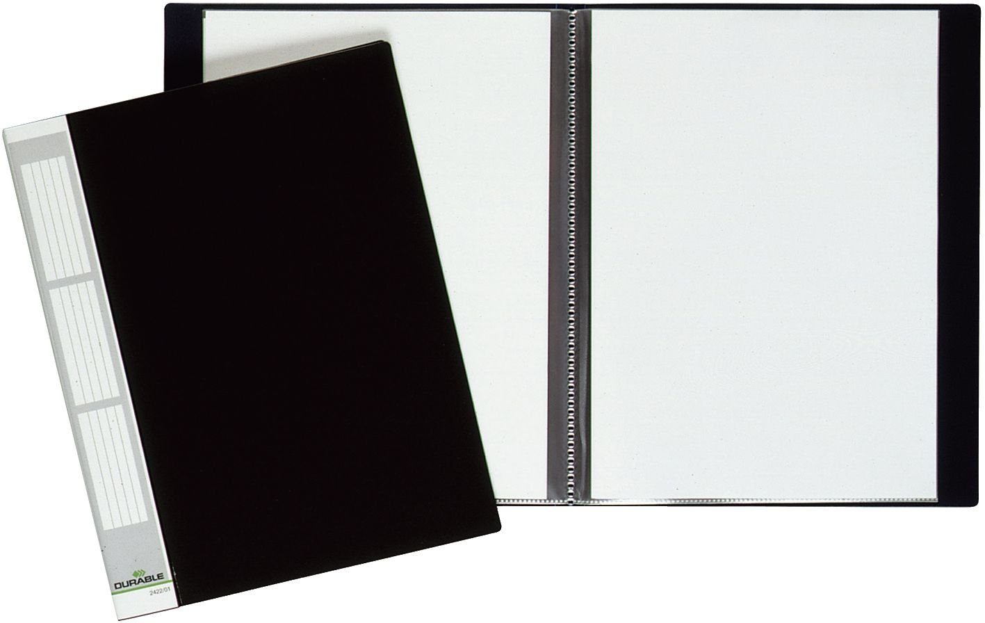 Organisationsmappe Durable 2422 01 Sichtbuch DURALOOK® - A4, 20 Hüllen, 17 mm, schwarz