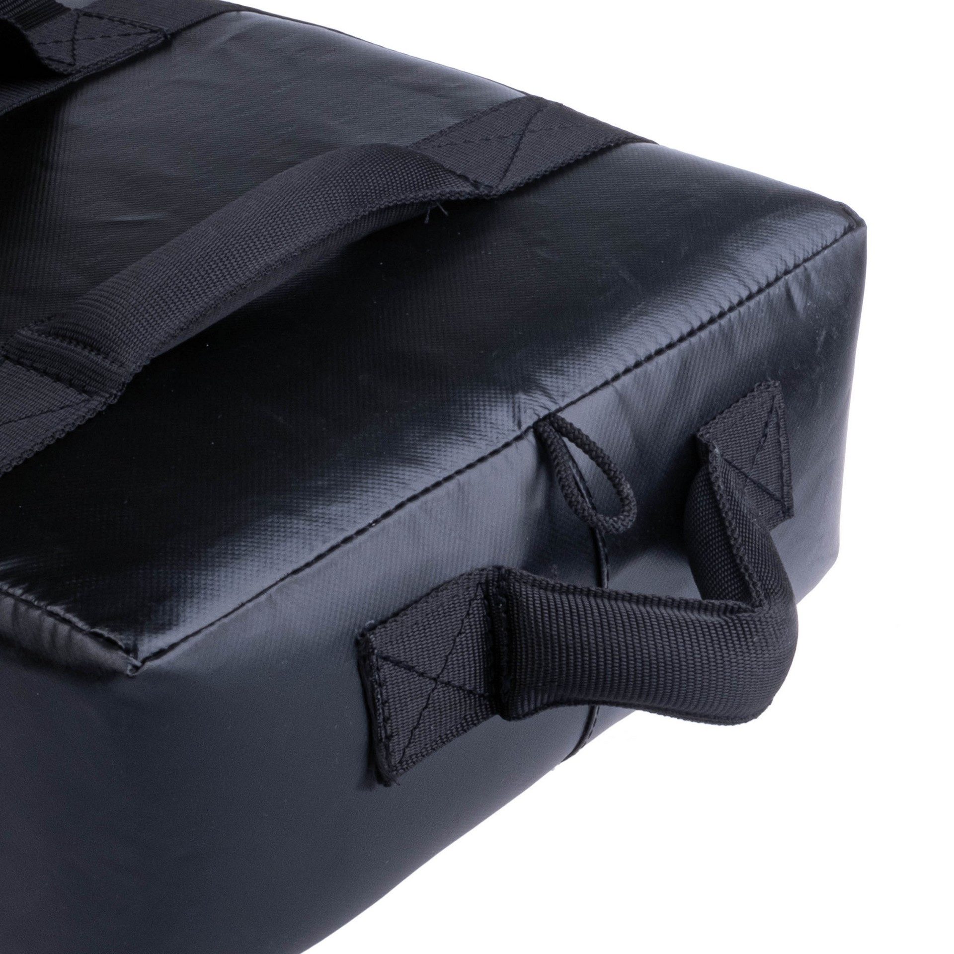 KWON Schlagpolster Schlagkissen Multi-Grip gebogen mit 9 Griffe Kickboxen Thaiboxen MMA, 75x15x35 cm, Griffe umlaufend und hinten
