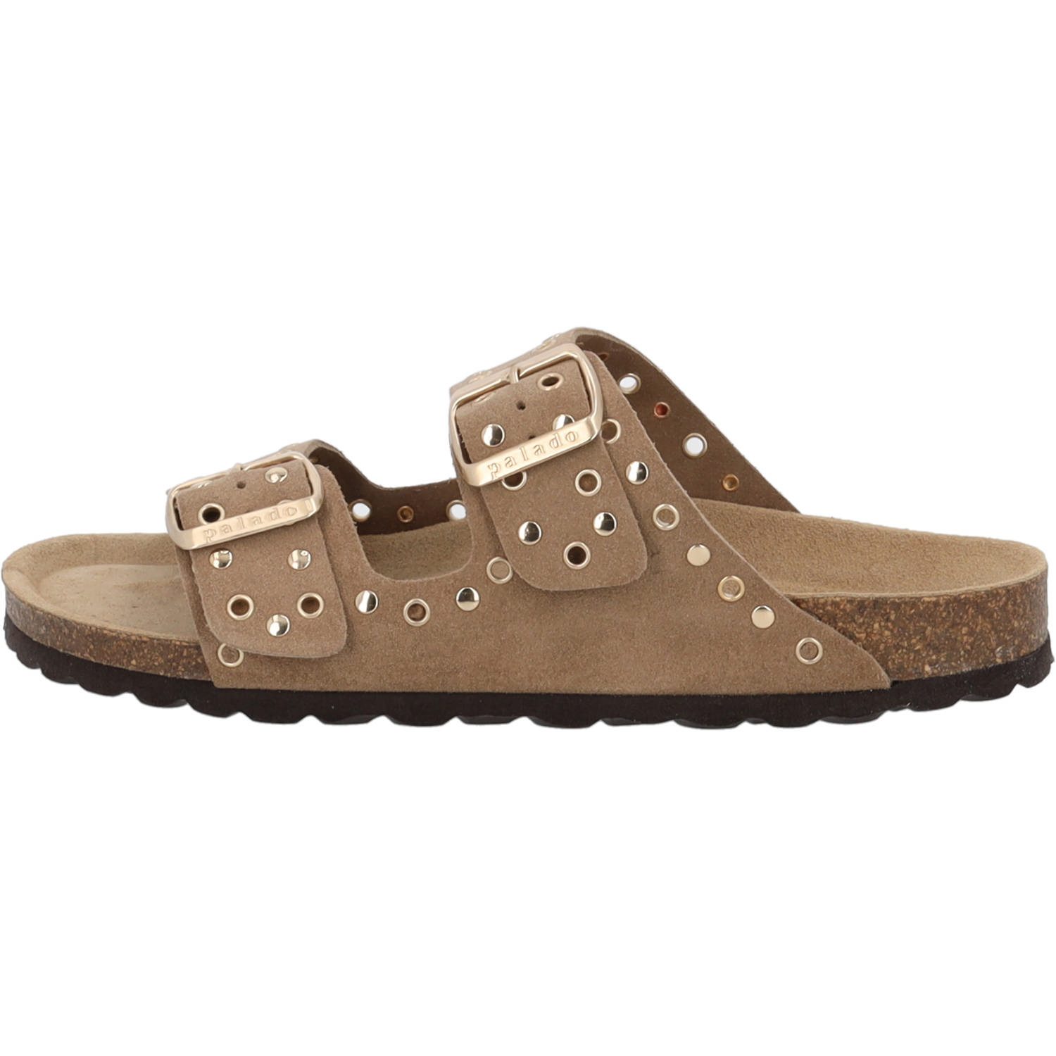 Palado Korfu Bistud Suede Premium Leather Pantolette