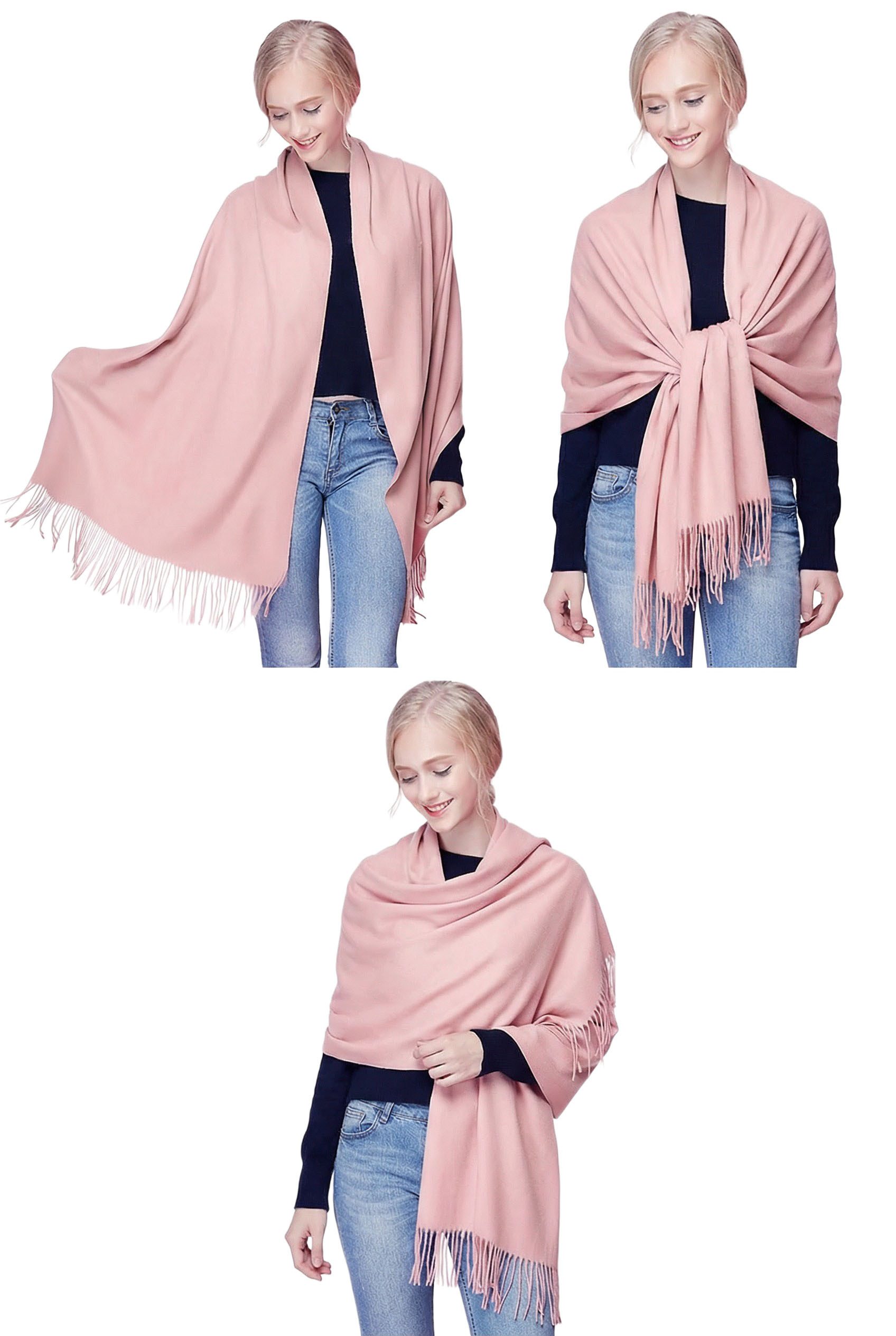 Moschen-Bayern Modeschal Pashmina Stola Damen Kaschmir Schultertuch Abendkleid festlich Schal, super weich und geschmeidig – Bild 3 von 4