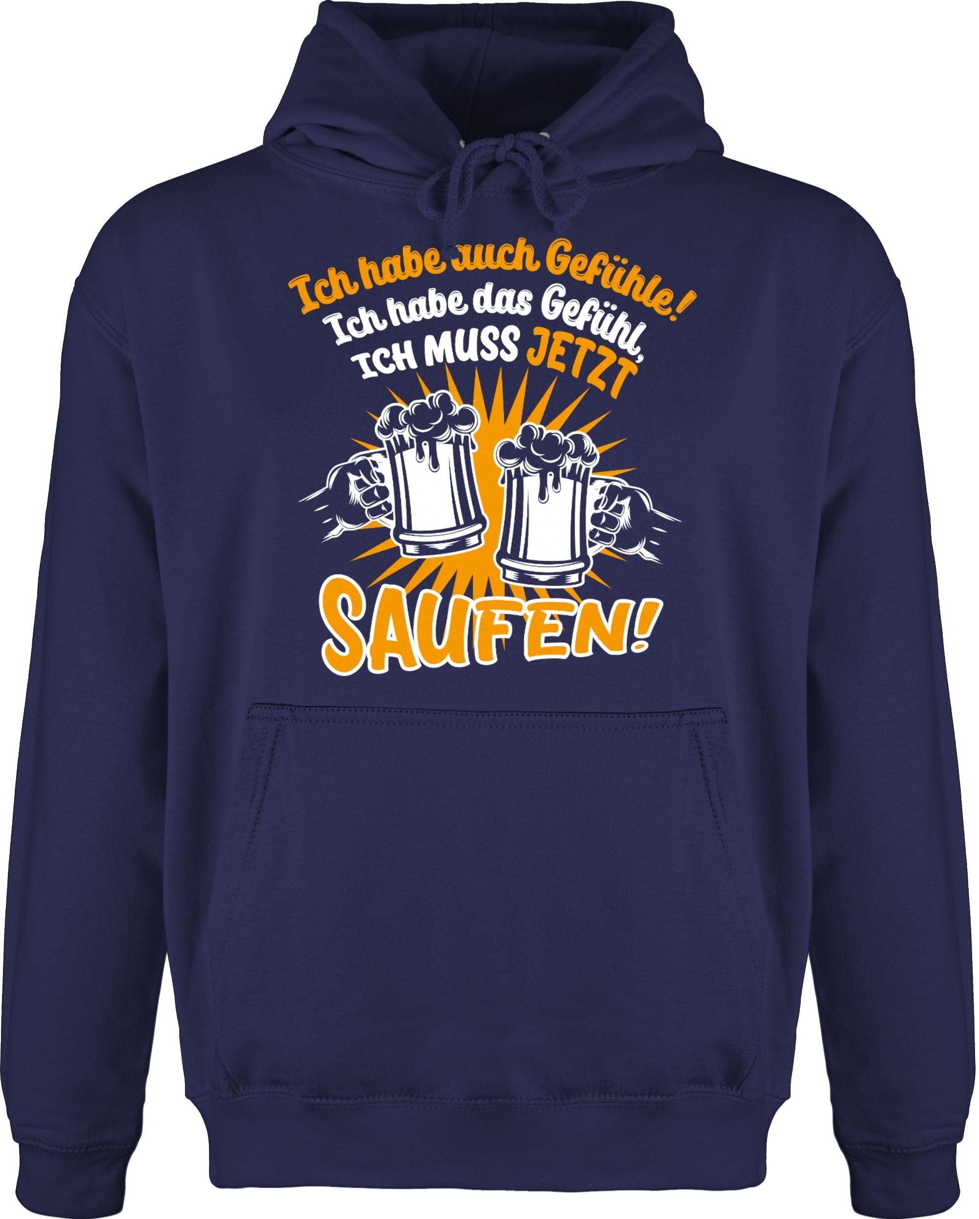 Shirtracer Hoodie »Ich habe auch Gefühle Ich habe das Gefühl ich muss