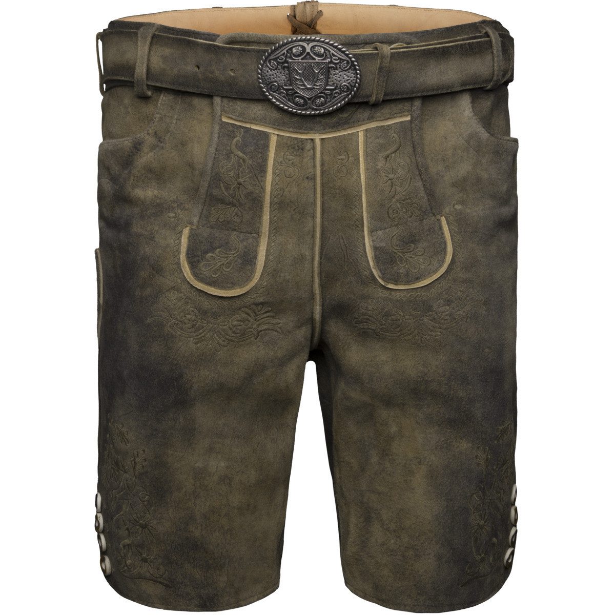 Krüger Trachtenlederhose Denis Herren (1-tlg) Trachtenlederhose, Trachtenhose, Bayerische Lederhose, Oktoberfest
