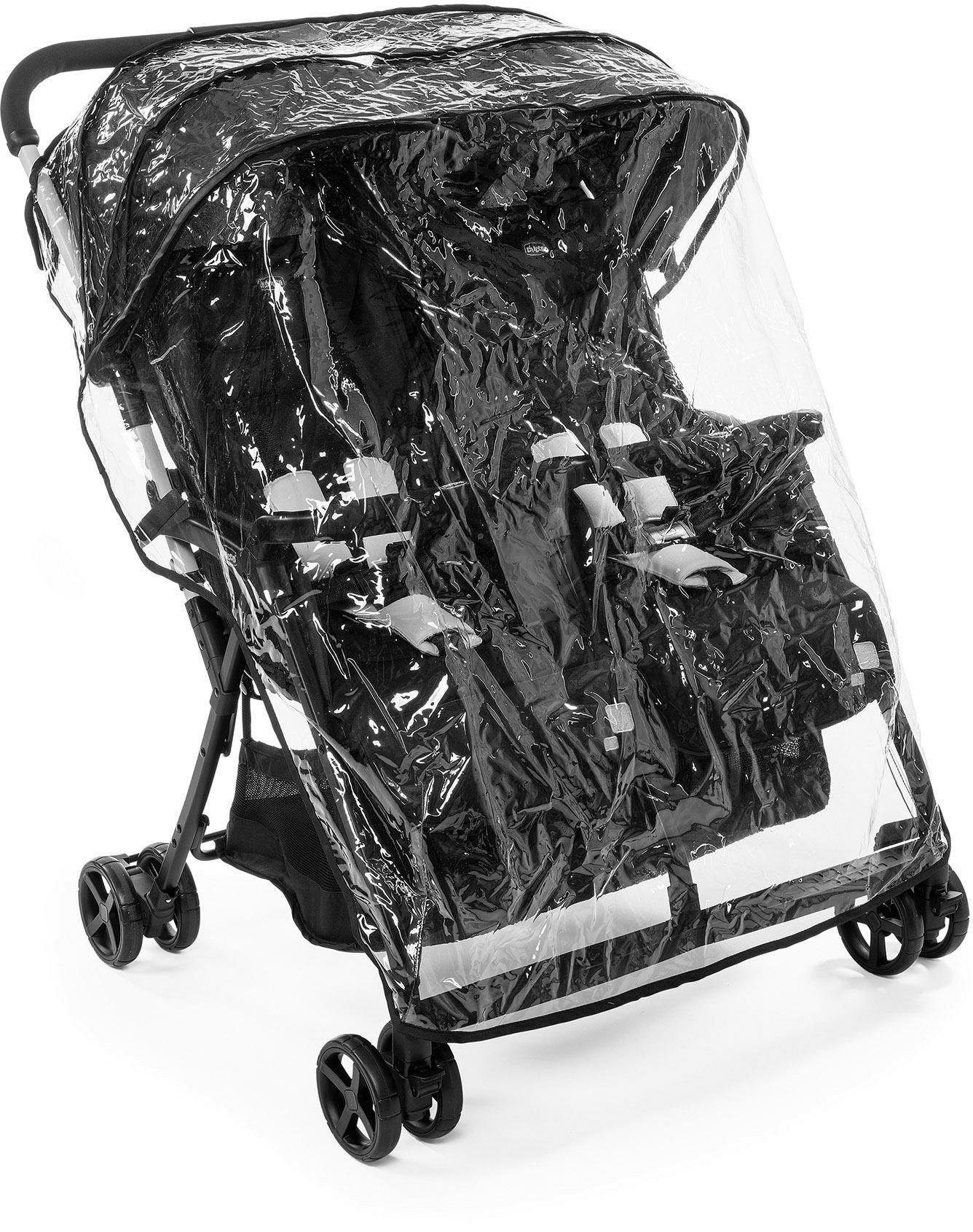 Chicco Zwillingsbuggy OHlalà Twin, Silver Cat, Zwillingskinderwagen