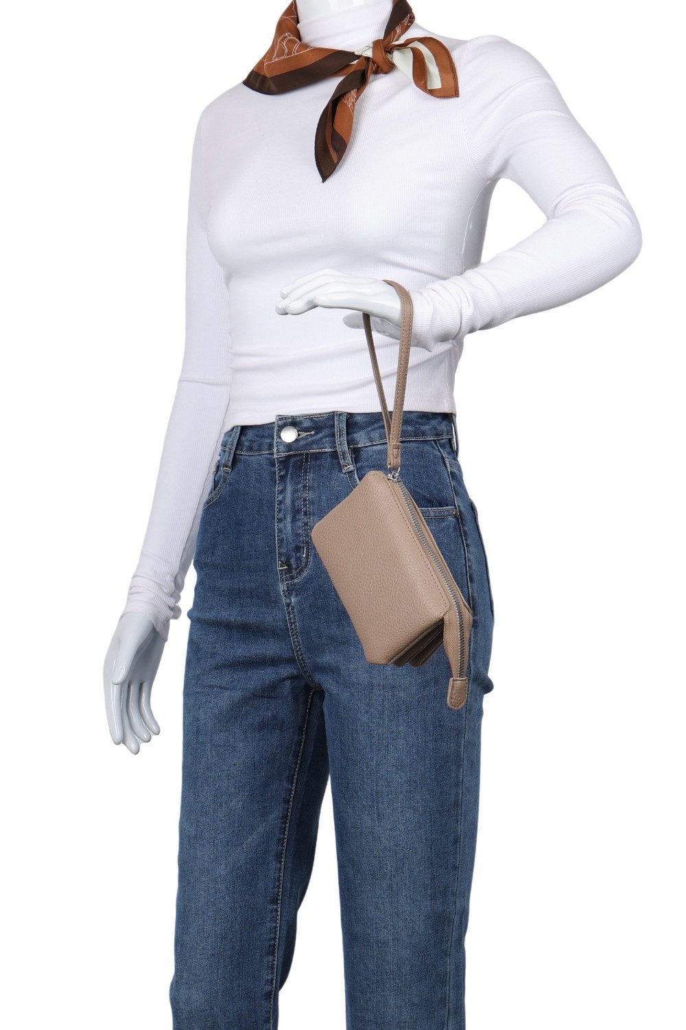 BRISE TASCHE Abendtasche Damentasche, Clutch, Handgelenktasche, Mini Tasche, Elegante, Minimalistisches Design, Viele Farben verfügbar,Leicht und kompakt
