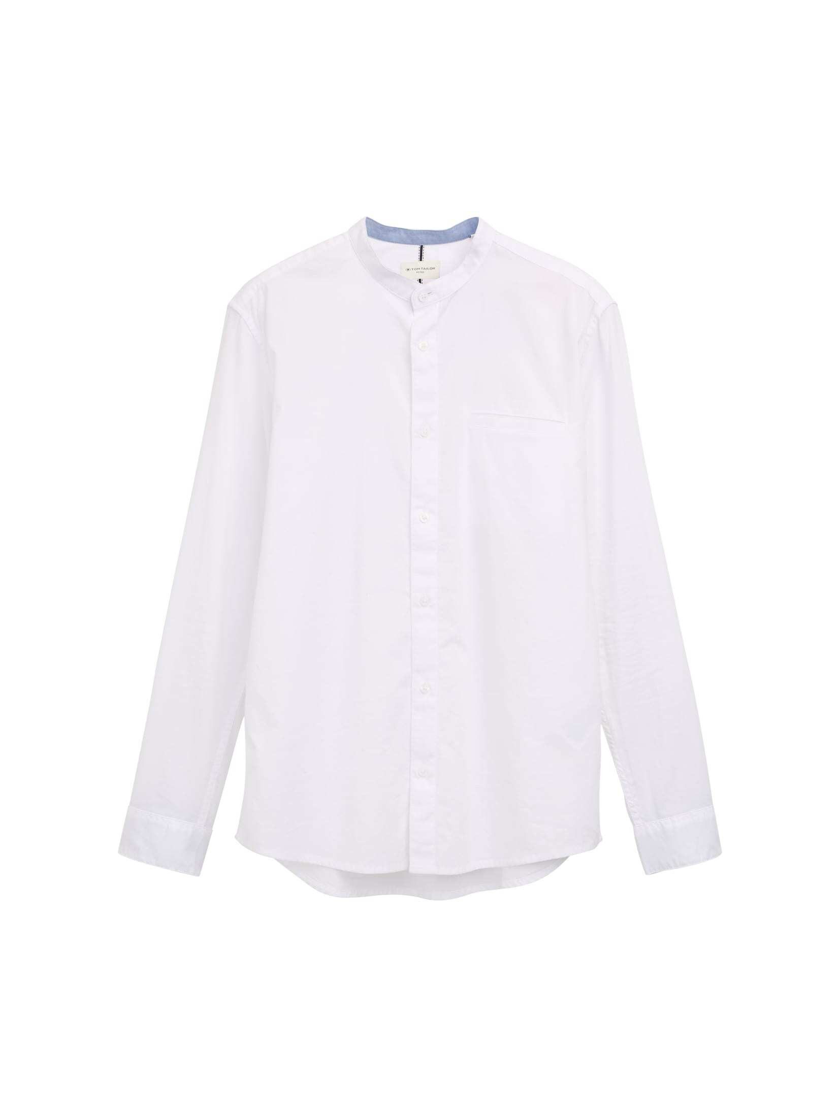 TOM TAILOR Langarmhemd Blusen & Shirts Fitted Oxford Hemd mit Brusttasche günstig online kaufen