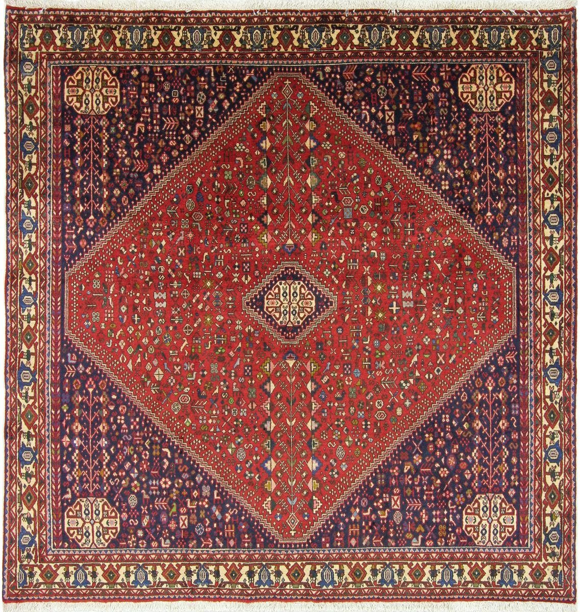 Orientteppich Abadeh Sherkat 192x196 Handgeknüpfter Orientteppich / Perserteppich, Nain Trading, rechteckig, Höhe: 8 mm | Kurzflor-Teppiche