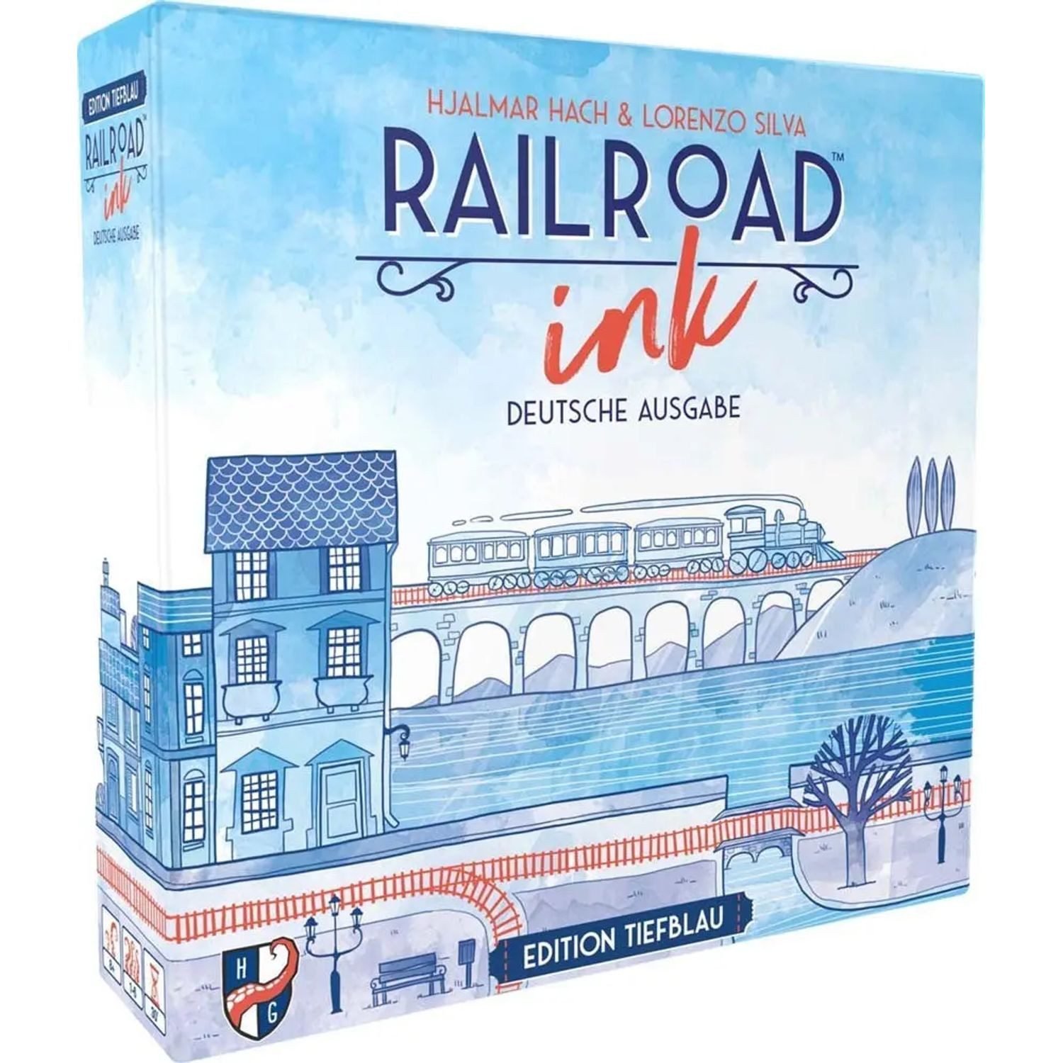 HeidelBÄR Games Spiel Railroad Ink: Edition Tiefblau