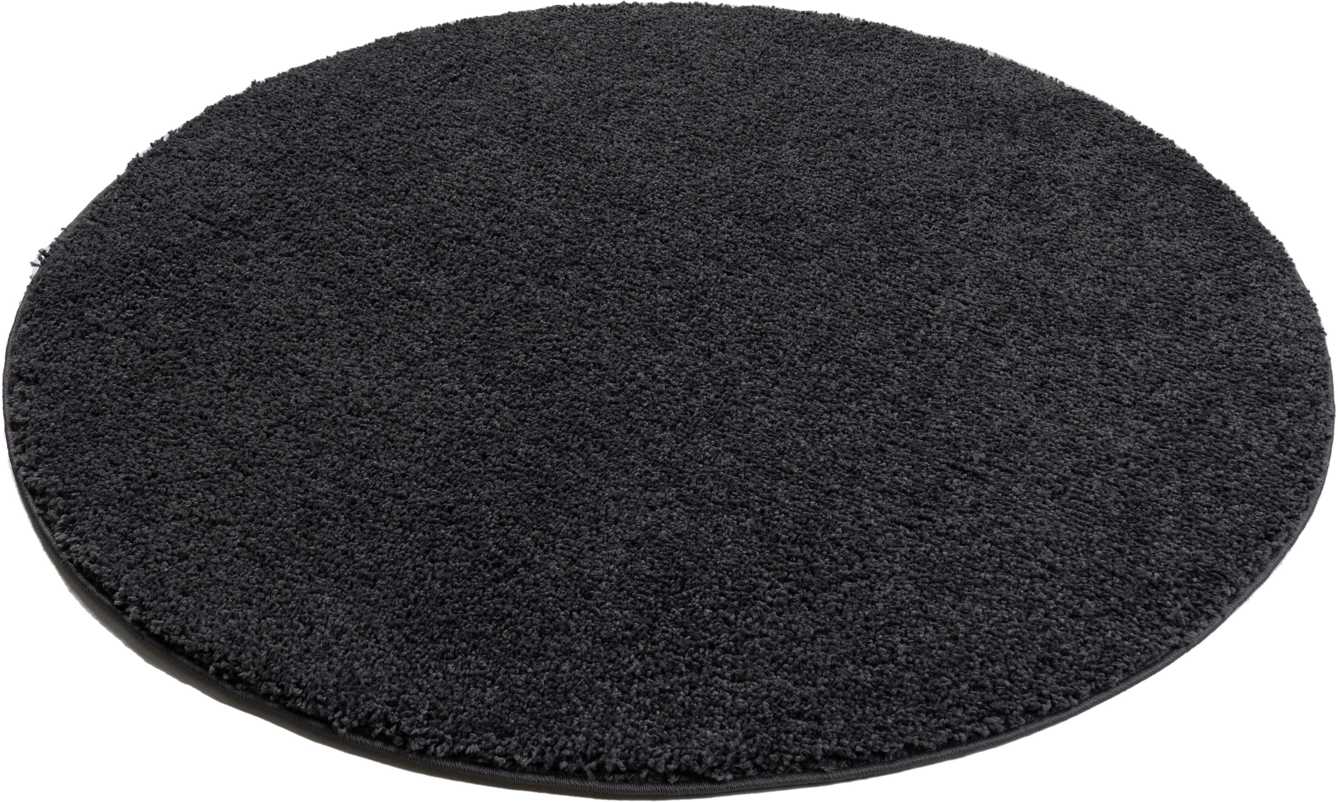 OTTO home Hochflor-Teppich Viva Shaggy, in Standard- und Premium-Qualität, 30 mm oder 45 mm Höhe, rund, Uni Farben, einfarbig, weich, kuschelig, Läufer, Kundenl – Bild 3 von 5