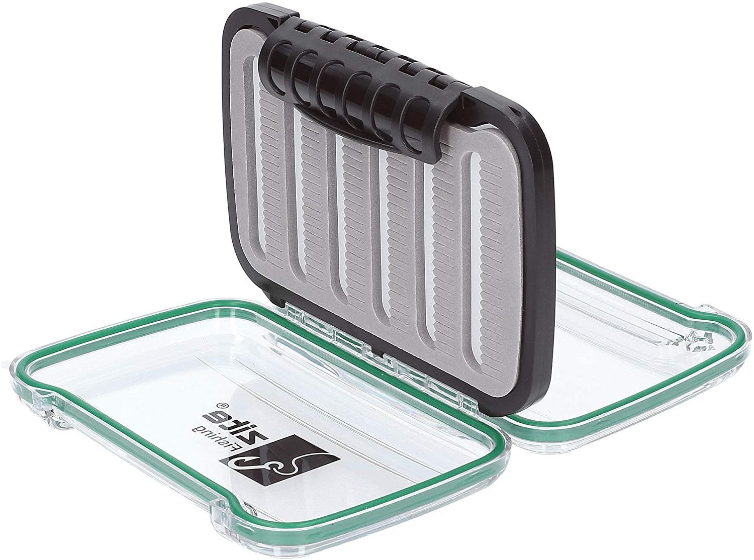 Zite Angelkoffer für Spoons Blinker Spinner Fliegen 16x10x4cm doppelseitige Köderbox