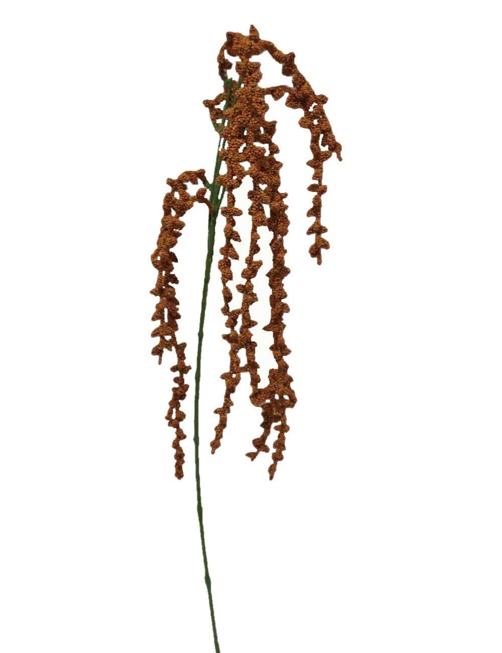 Kunstblume Kunststielblume AMARANTHUS rostbraun 104 cm, 2474U