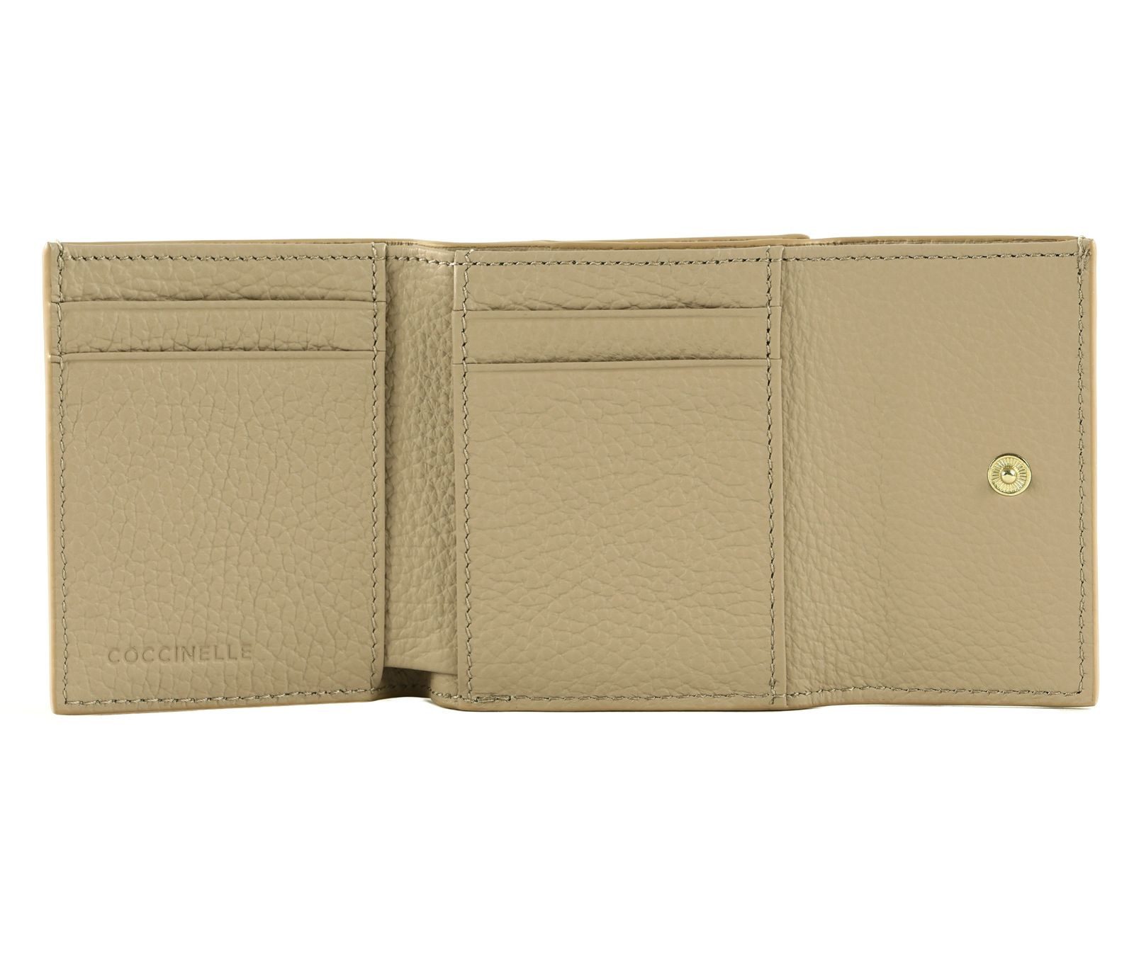COCCINELLE Geldbörse Wallet Grained Leather, aus echtem Rindsleder mit RFID-Blocker Schutz