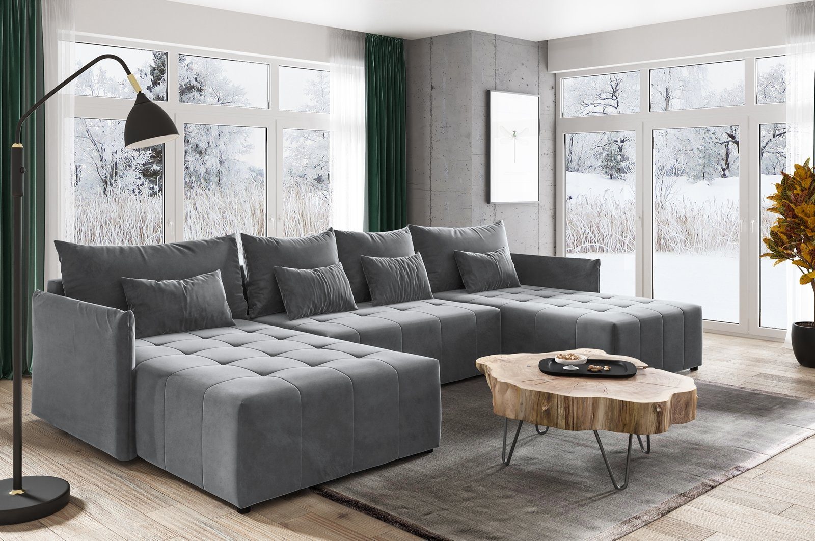 Beautysofa Ecksofa Schlaffsofa Ben U mit günstig online kaufen