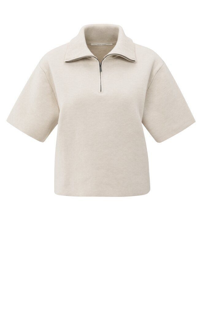 YAYA Strickpullover Pullover mit Reißverschluss günstig online kaufen