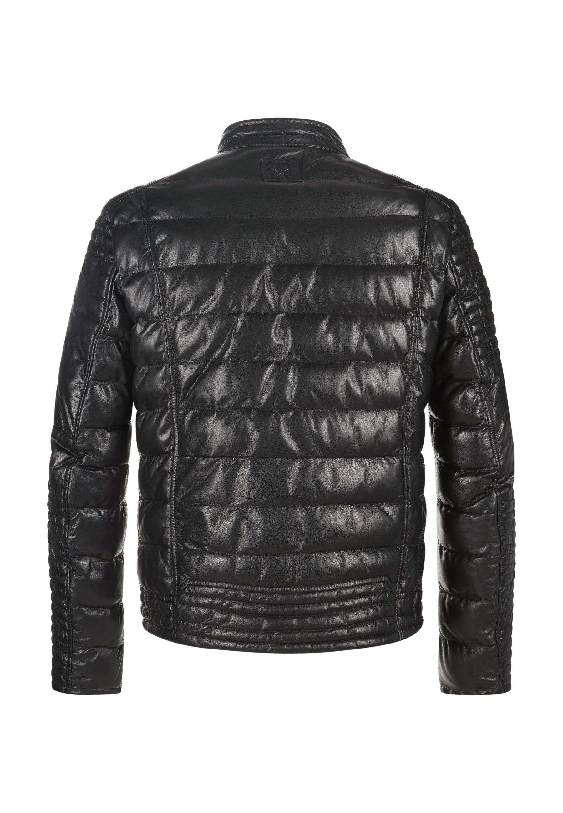 Milestone Bikerjacke MSAntony Herren Lederjacke Jacke Leder sportlich normale Passform