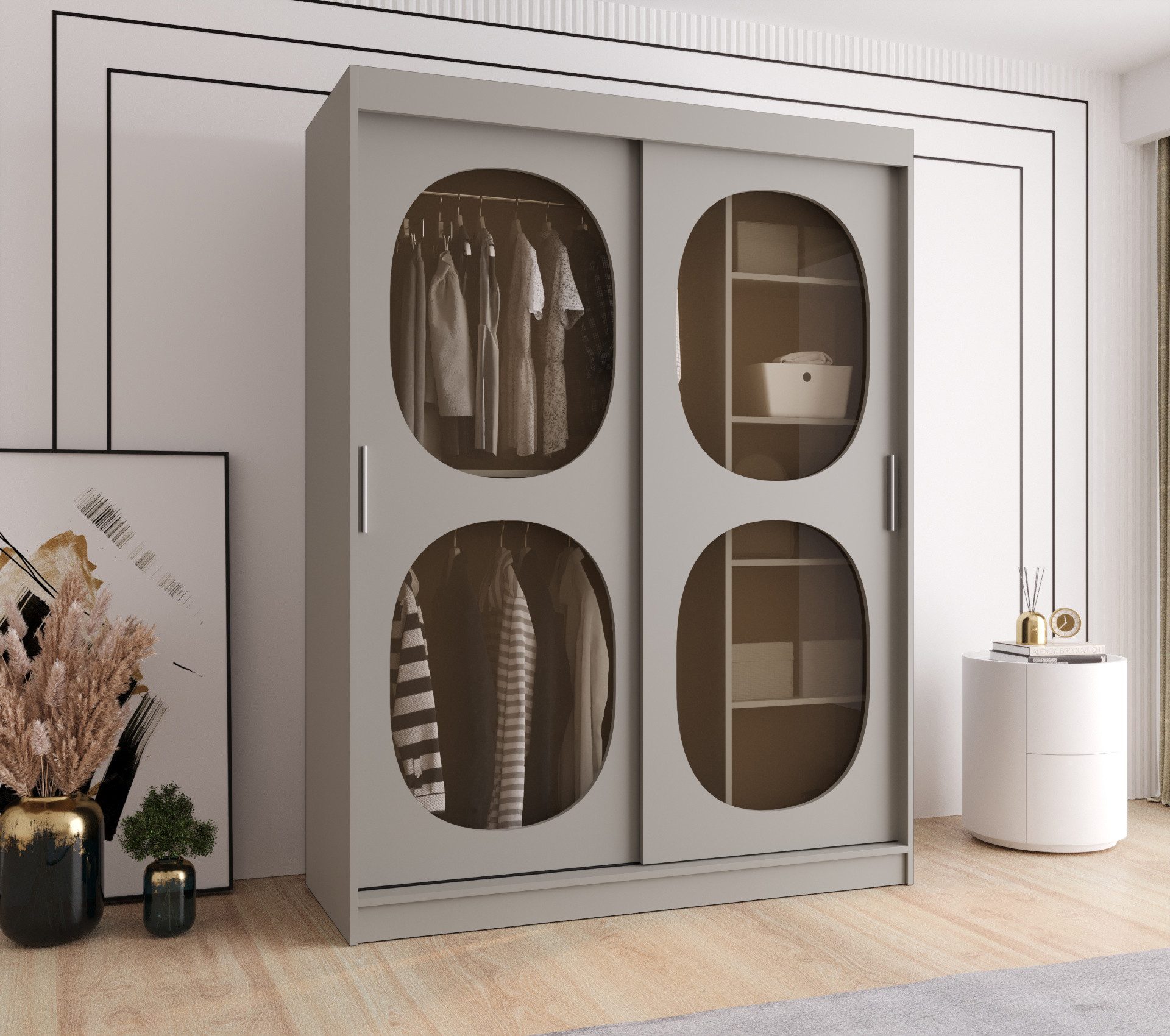 ABIKS MÖBEL Schwebetürenschrank BAHRAJN 2 Schlafzimmerschrank günstig online kaufen