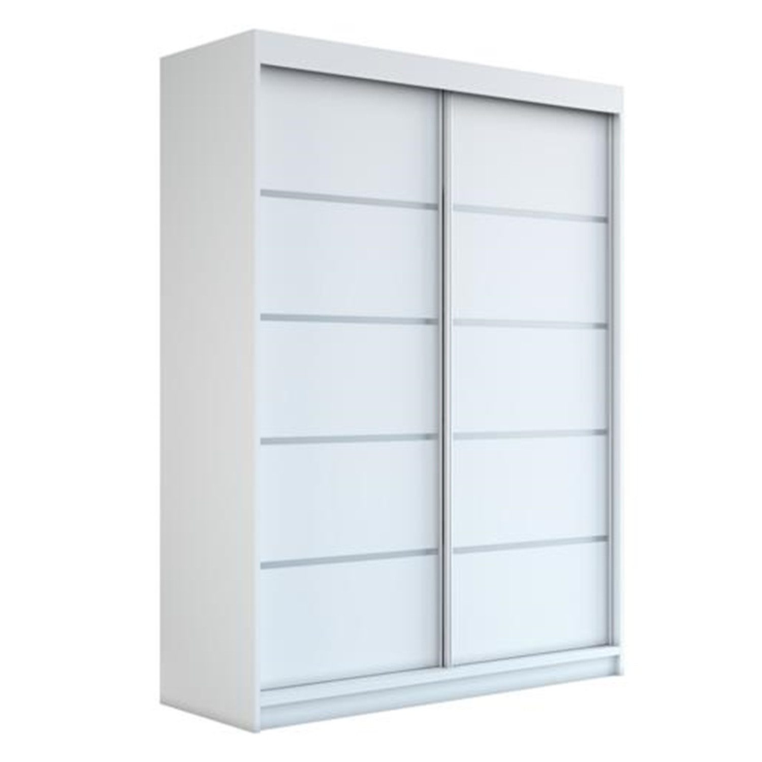 A&J MöbelLand GmbH Schiebetürenschrank PARIS 2-türig Schrank (TOP ANGEBOT! Geräumiger Schrank mit viel Stauraum:6 Regalen und 1 Kleiderstange – -ideal zur Aufbewahrung von Kleidung und Accessoires. TOP PRODUKT! Farbe und Größe (120 cm, 160 cm, 180 cm) zur Auswahl -wählen Sie das ideale Modell für Ihr Schlafzimmer!, Kleiderschrank mit Regalen) Breite: 120 cm, 140 cm, 160 cm, Höhe: 215 cm, Tiefe: 59,5 cm