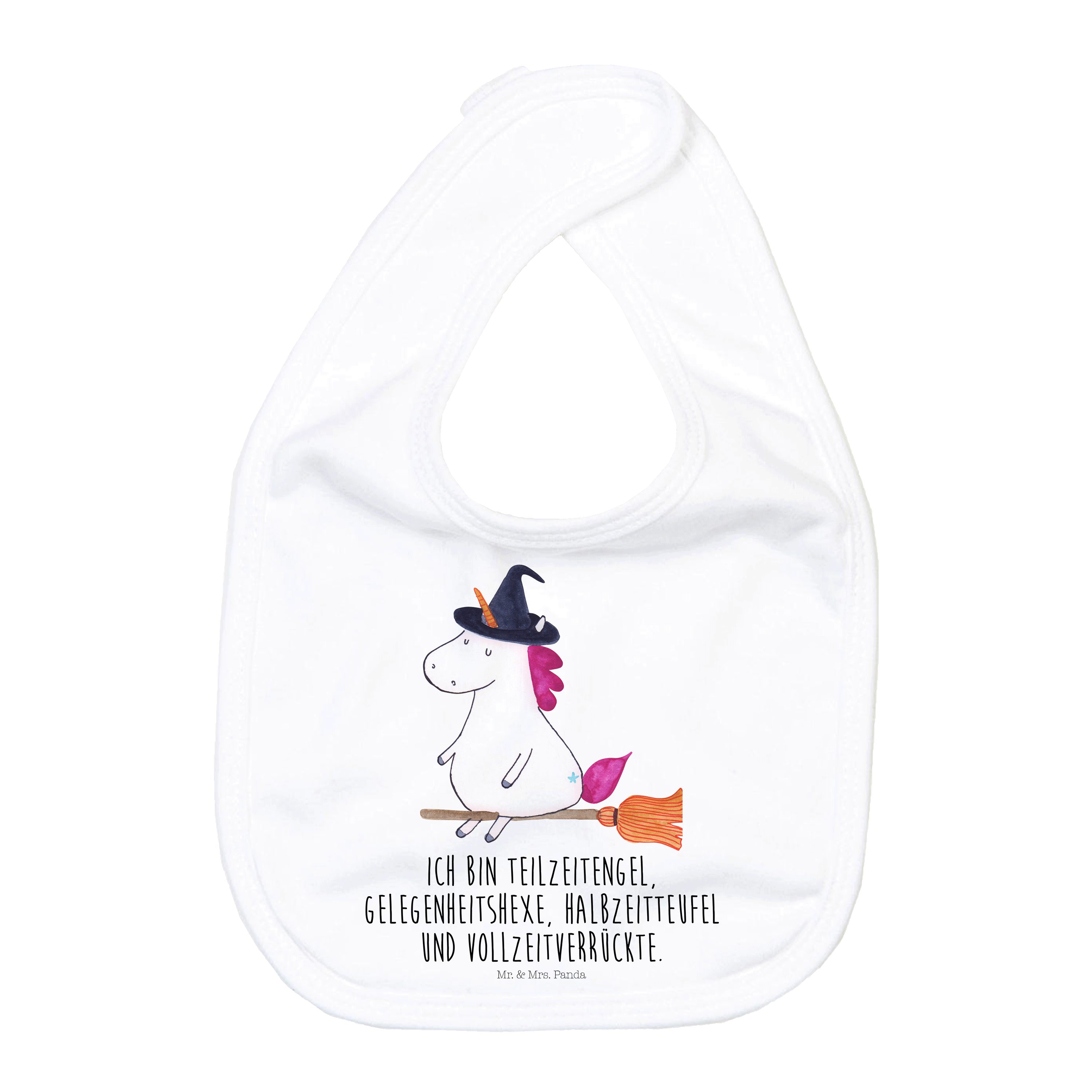 Tragetuch Einhorn Hexe - Weiß - Geschenk, Unicorn, Leben, Babygeschenk, Baby Sp