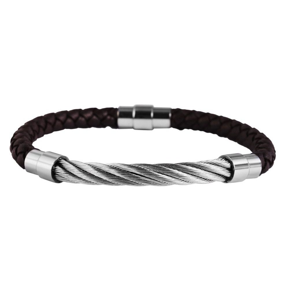Adelia´s Armreif Armband – Armreif aus Leder 21 cm, Ein stilvolles Geschenk für besondere Momente