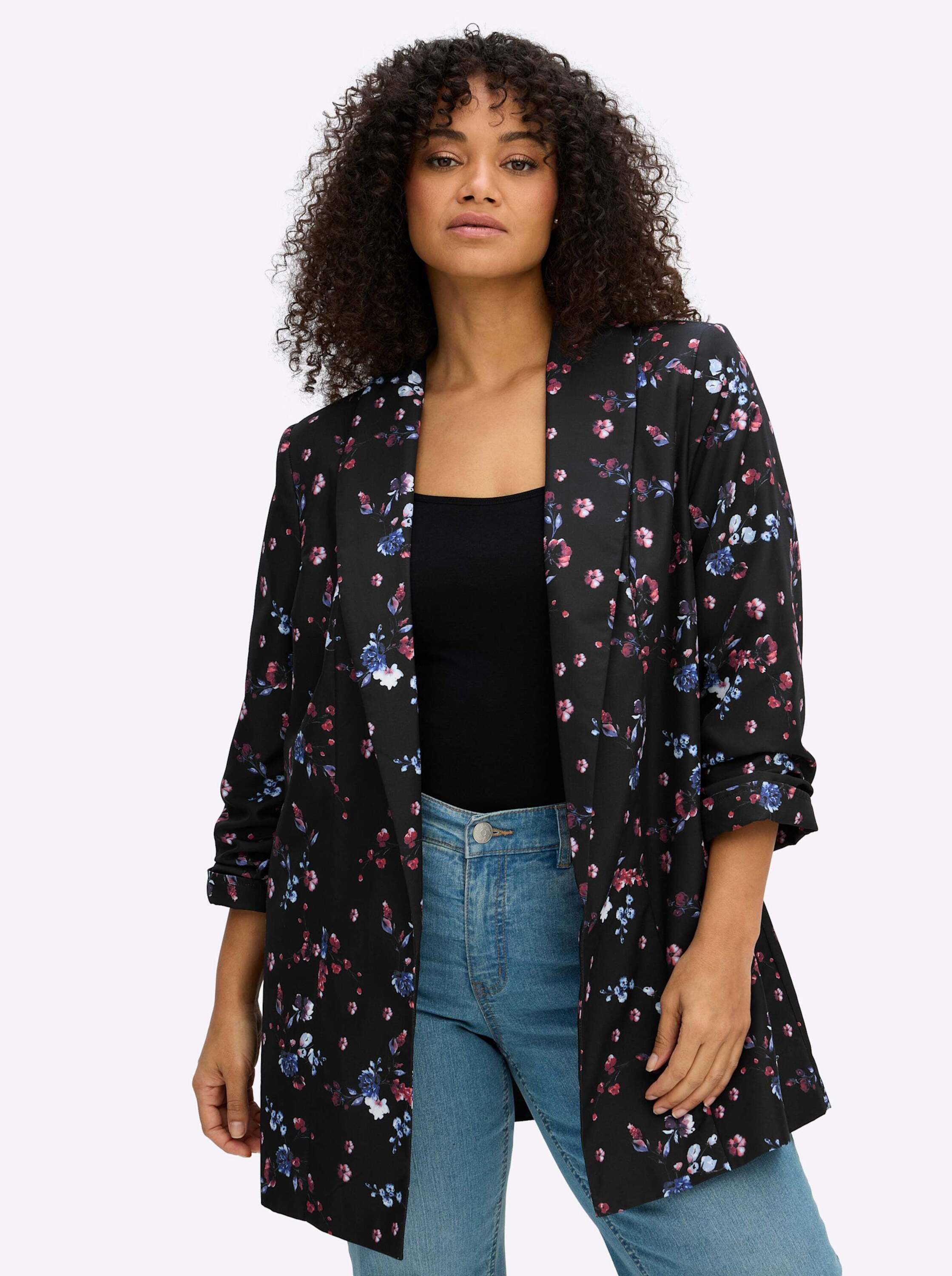 Sheego Blusenblazer Blazer 3/4-Arm