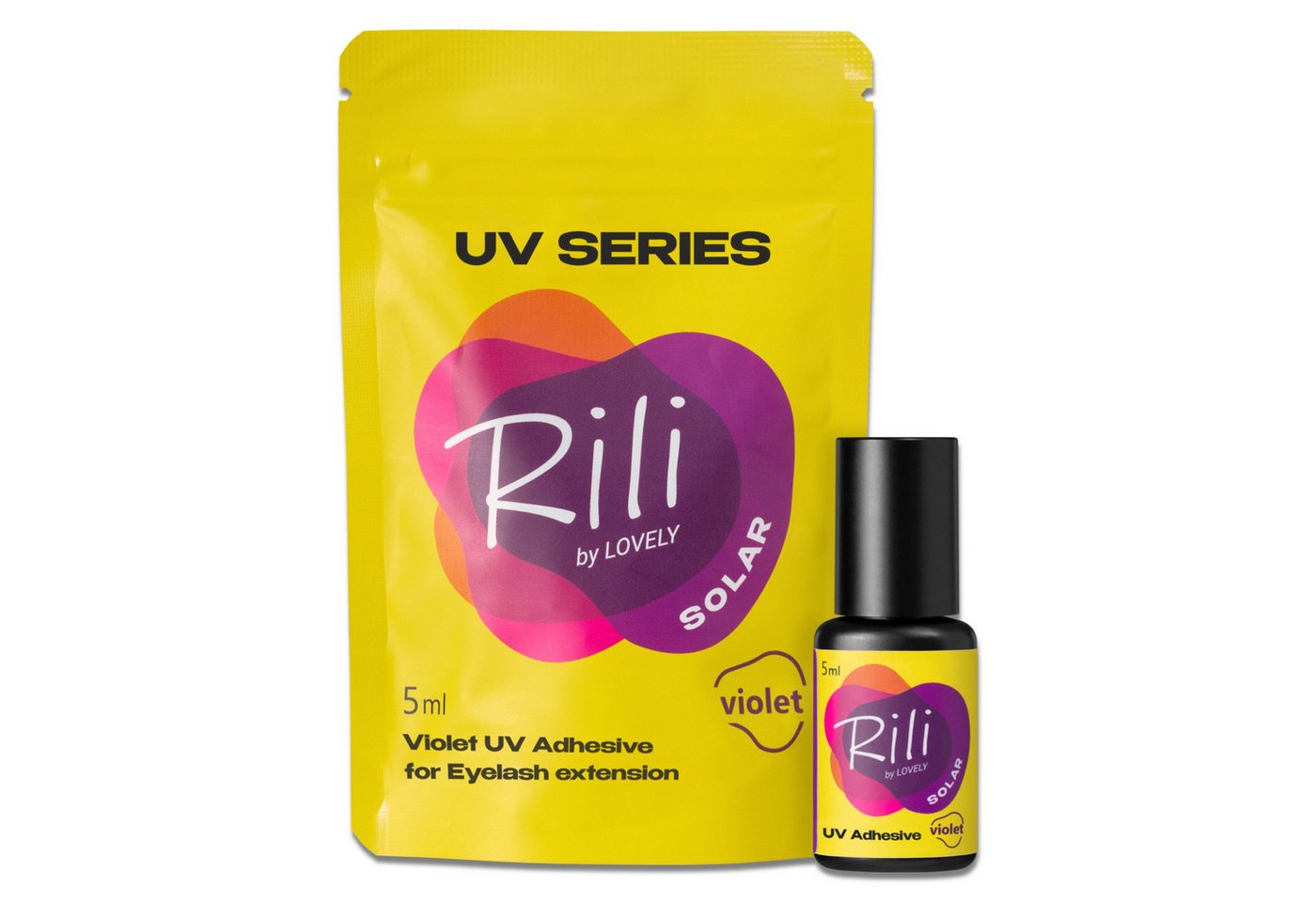 Lovely Einzelwimpern UV Kleber Lash Glue Wimpernkleber Wimpernverlängerung, Für professionelle WImpernverlängerung, Schnelle Trocknungszeit