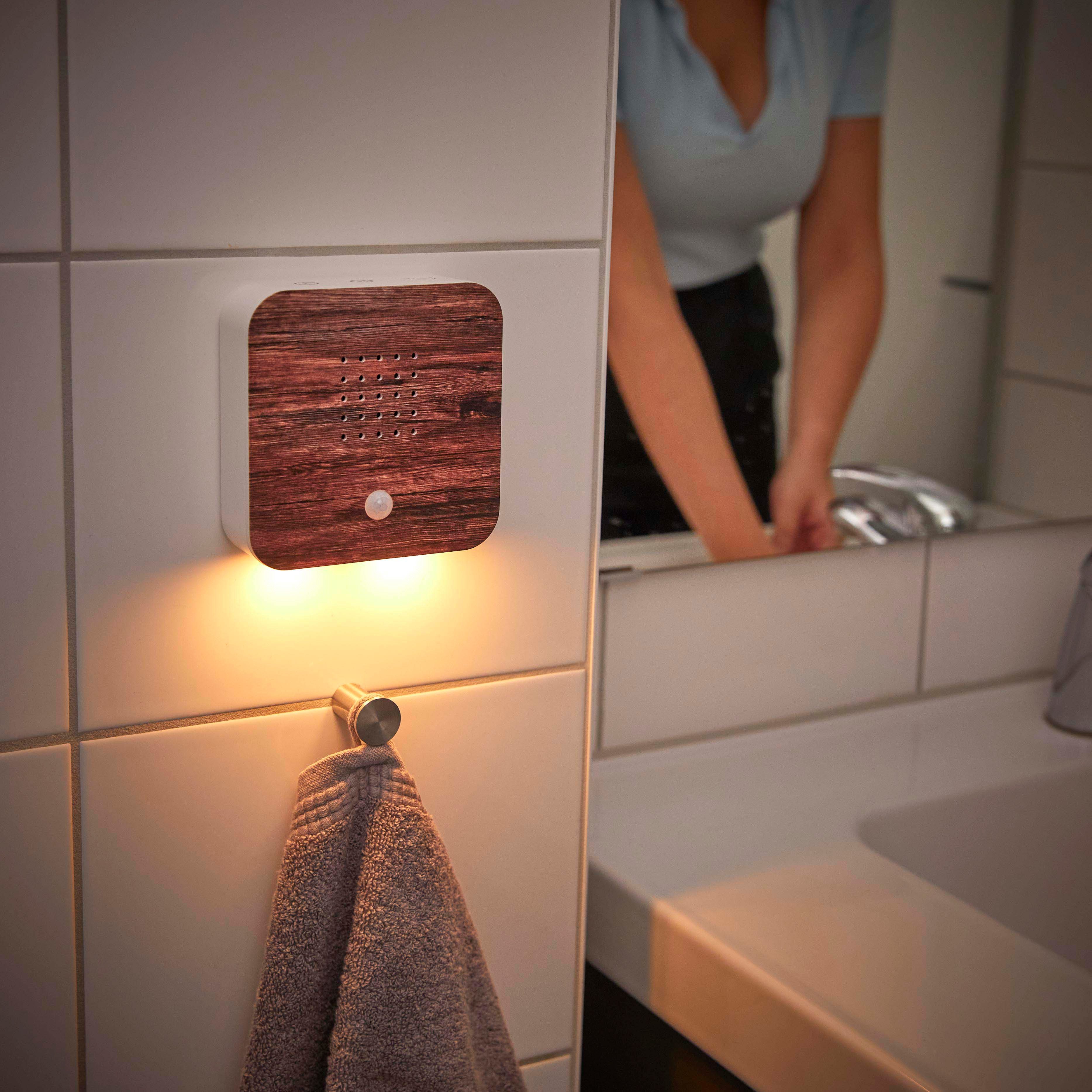 Northpoint LED Dekolicht Naturgeräuschebox Vogelzwitscher Bewegungsmelder Licht Aufladbar – Bild 4 von 5