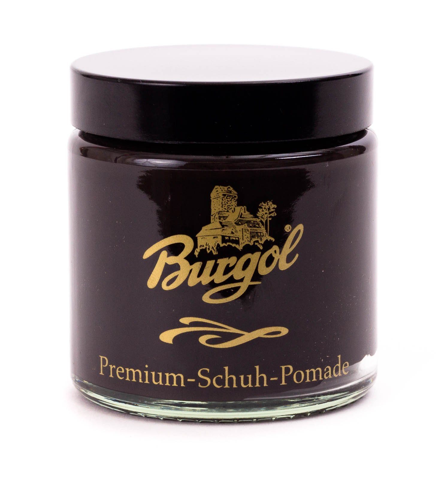 Burgol Reinigungsbürste BURGOL Premium Schuh Pomade 100ml DUNKELBRAUN