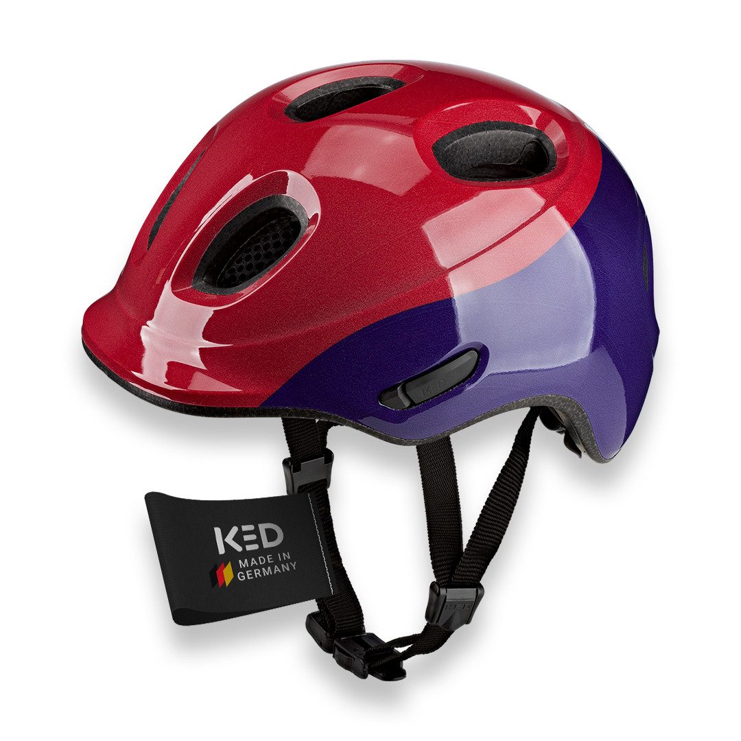 KED Kinderhelm Meggy Spark Kinderfahrradhelm, Inmold, 360° Verstellsystem, Reflektoren, Insektenschutznetz