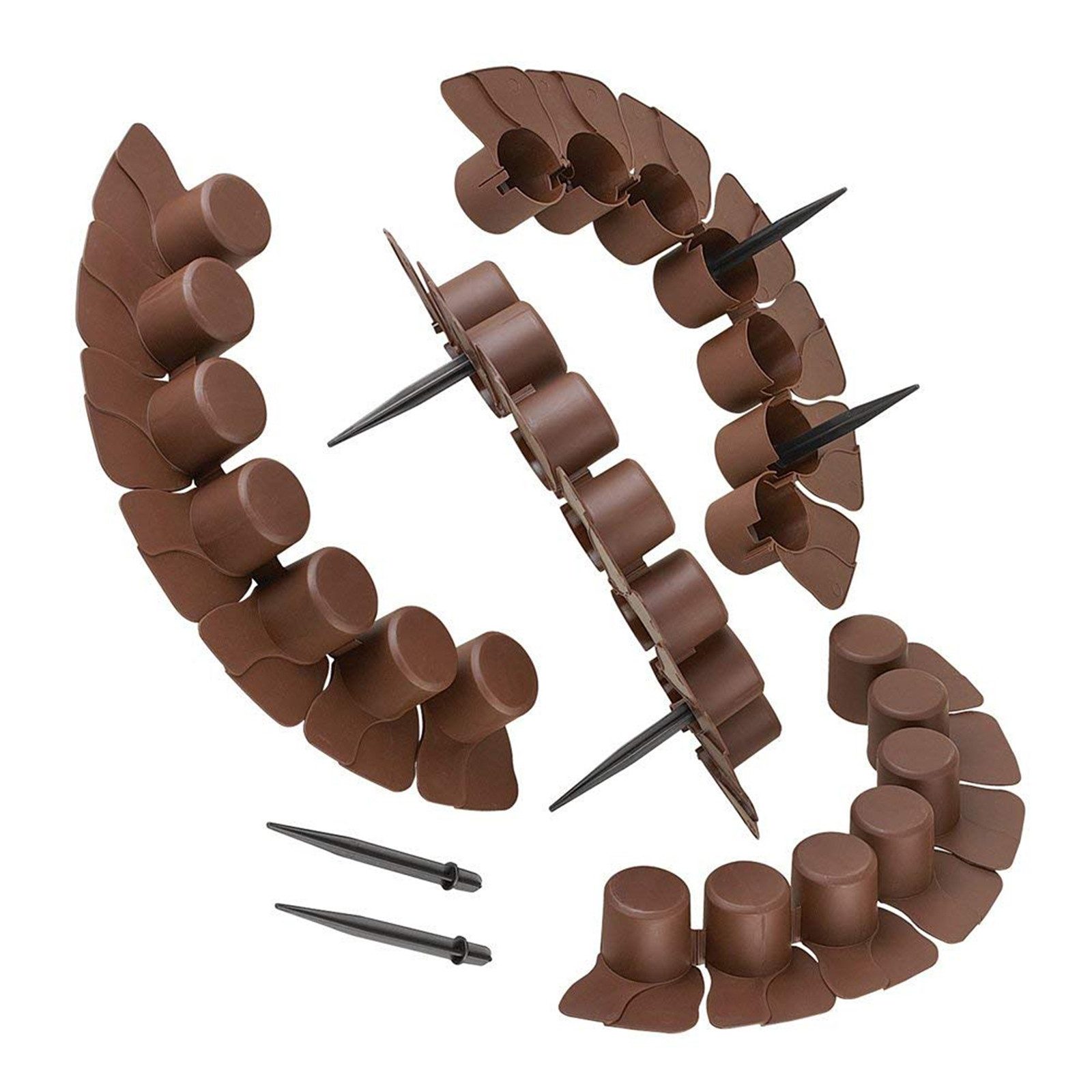 HTI-Living Rasenkante Rasenkante Palisade Nessa, LxH: 53.5x6 cm, Set, 4 Module, Beeteinfassung