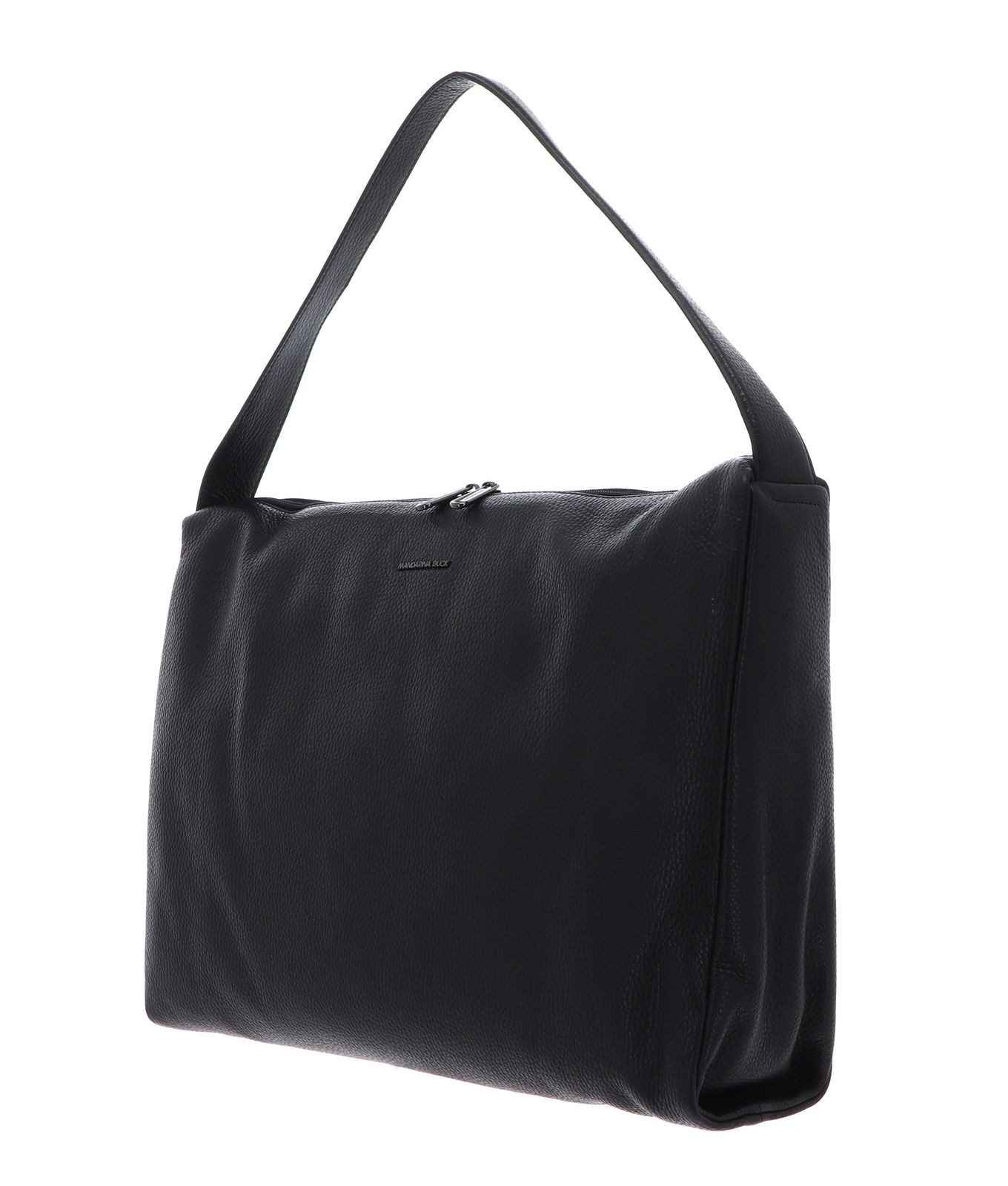 Mandarina Duck Schultertasche Leather Hobo Bag (Set, 2-tlg), aus echtem Kalbsleder