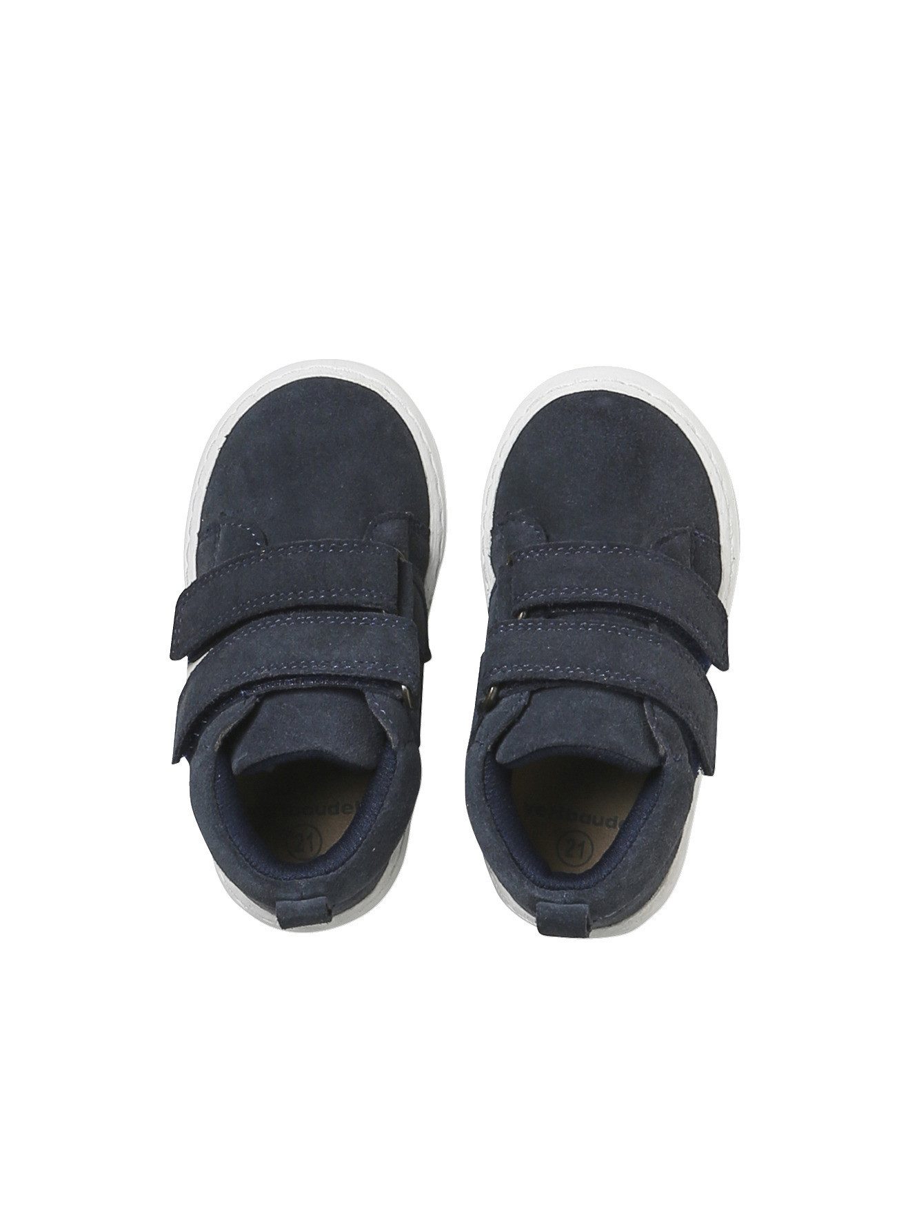 vertbaudet Baby Mid-Sneakers aus Leder mit Klett Babystiefel