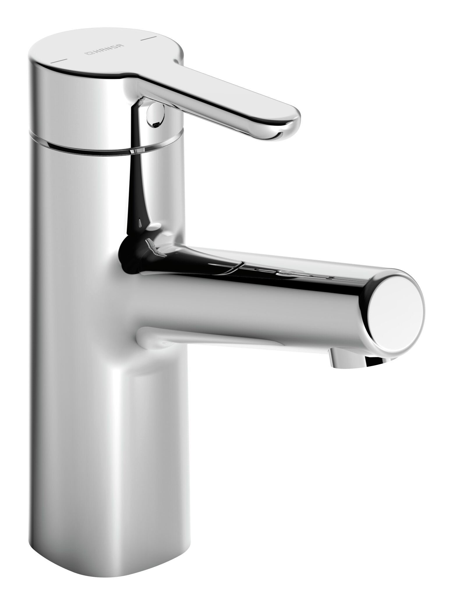 HANSA Waschtischarmatur Hansadesigno Style Einhand-Einlochbatterie ohne Ablaufgarnitur Ausladung 119 mm