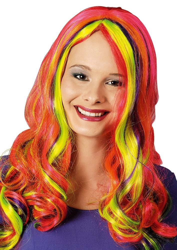 Kostüm-Perücke Cosplay Langhaar Perücke Nicki für Damen - Rot mit