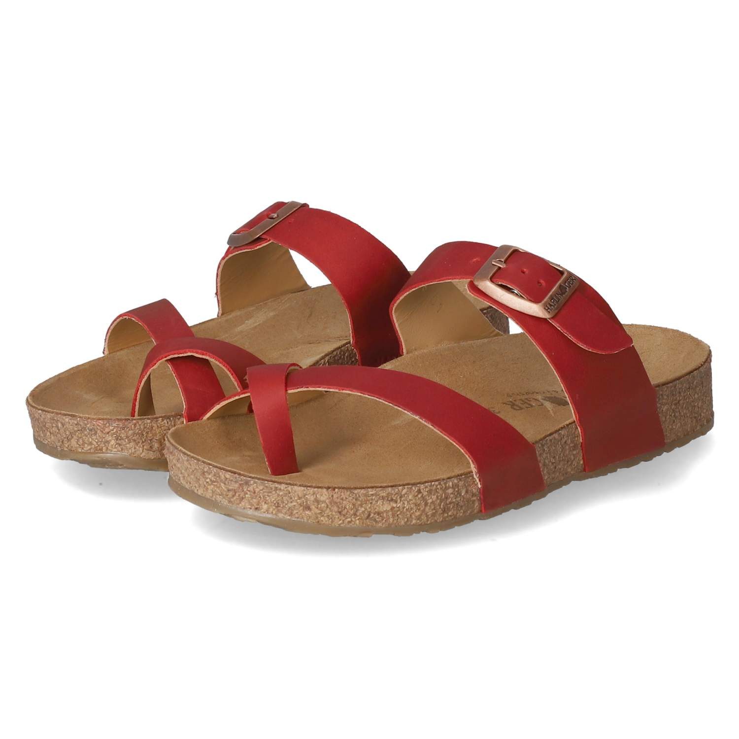 Haflinger Haflinger 819079 - 1723 Damen Glattleder rot Pantolette günstig online kaufen