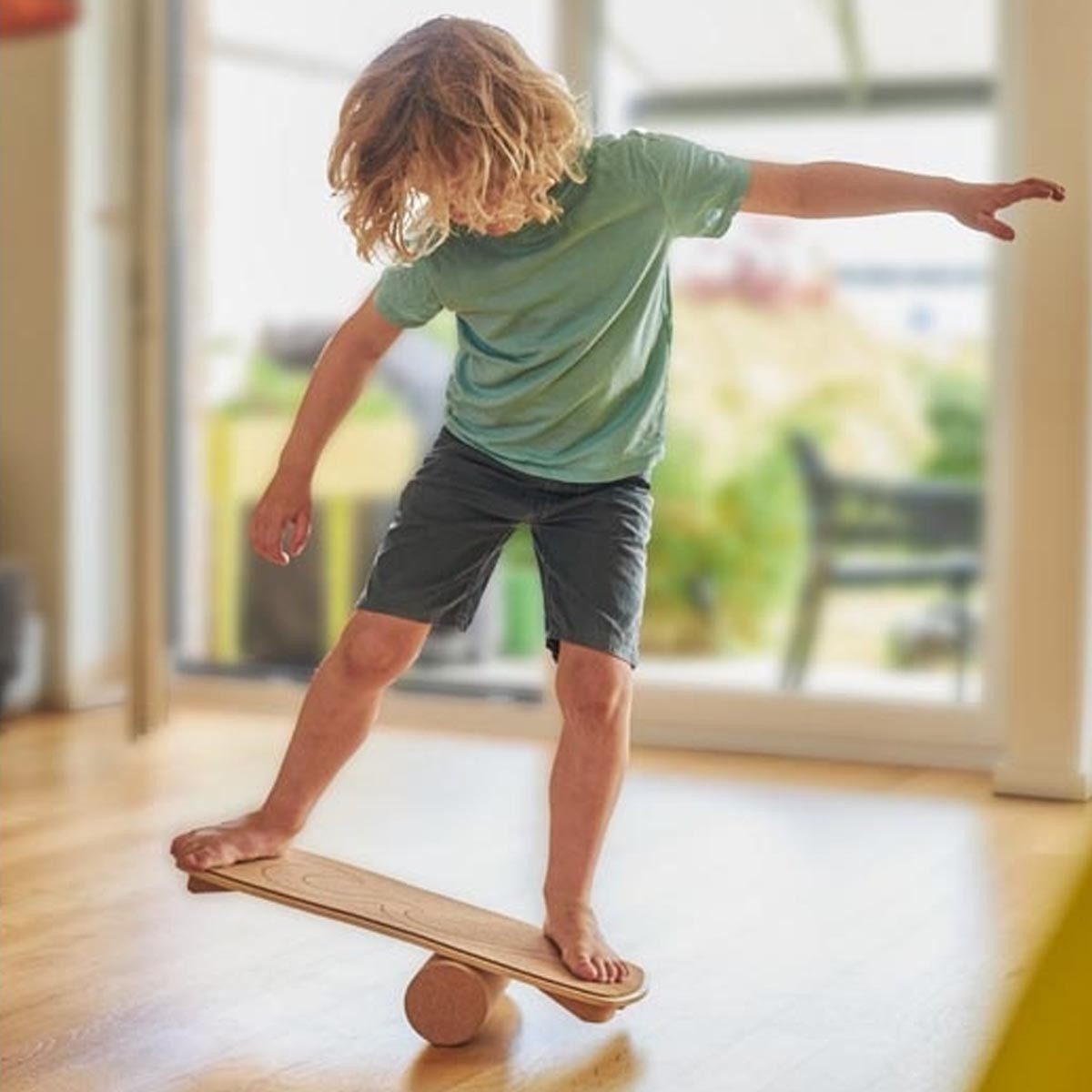 goki Balancetrainer Balance Board mit Kork Waikiki Beach, verschiedene Schwierigkeitsstufen möglich.