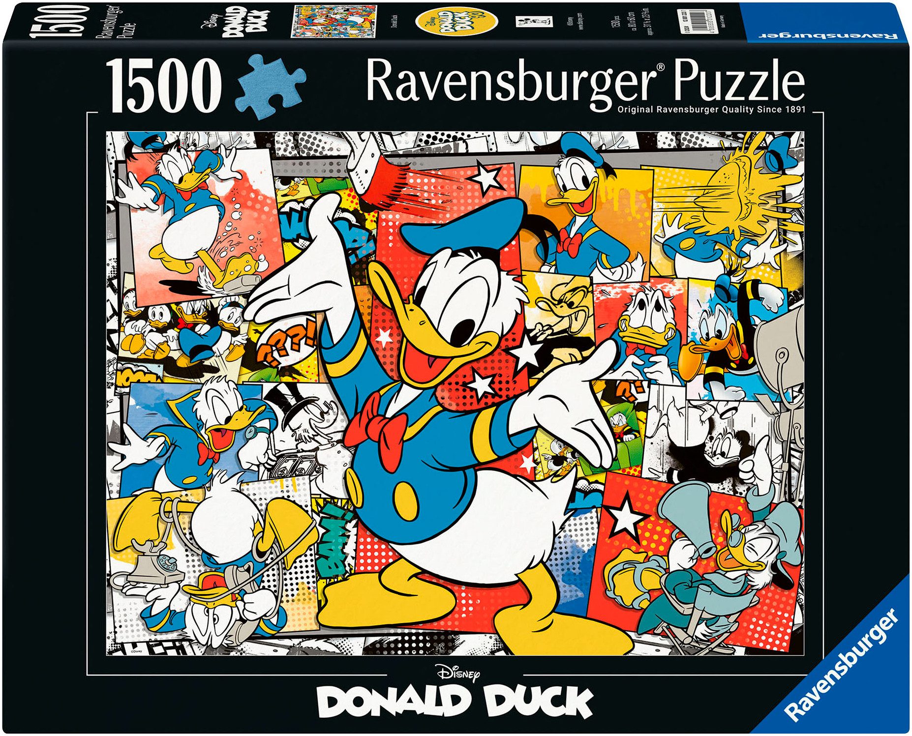 Ravensburger Puzzle Donald Duck, 1500 Puzzleteile, Made in Germany günstig online kaufen