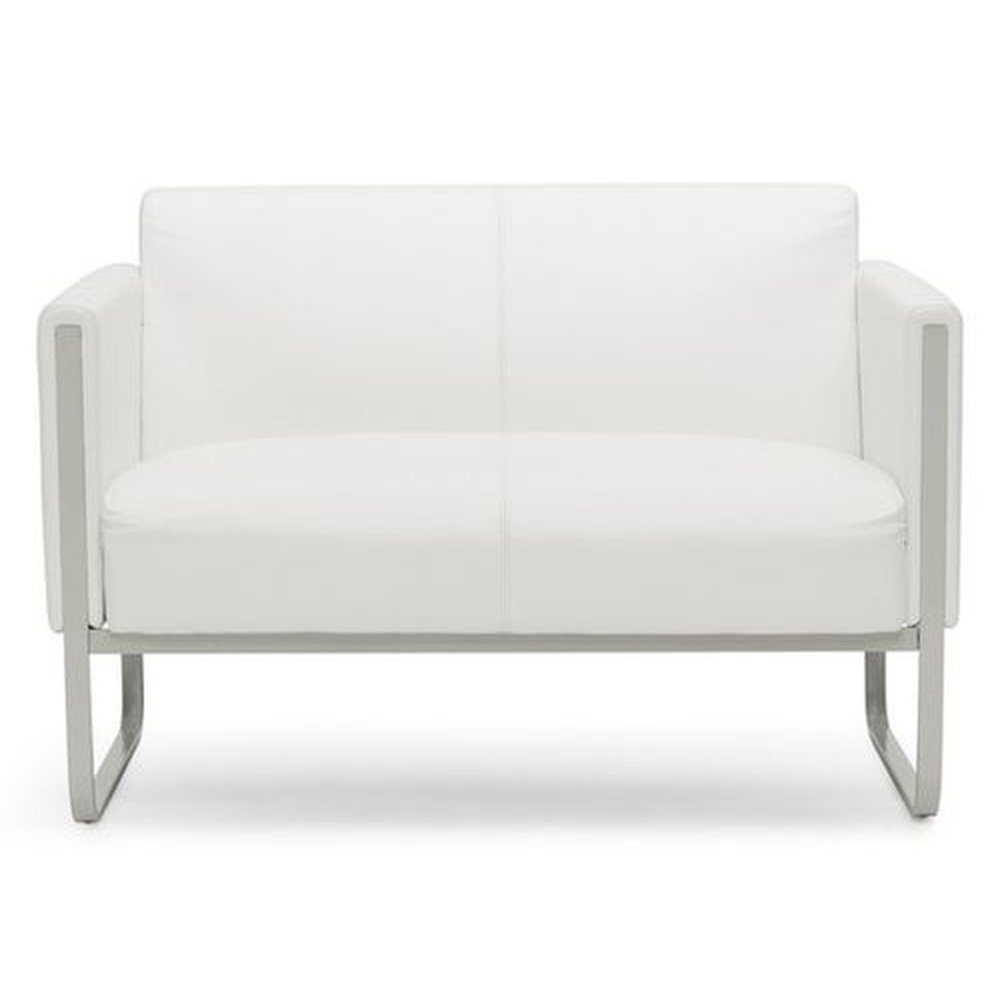 hjh OFFICE Sofa Lounge Sofa ARUBA Kunstleder mit Armlehnen, 1 St, Loungesofa Couch, bequem gepolstert