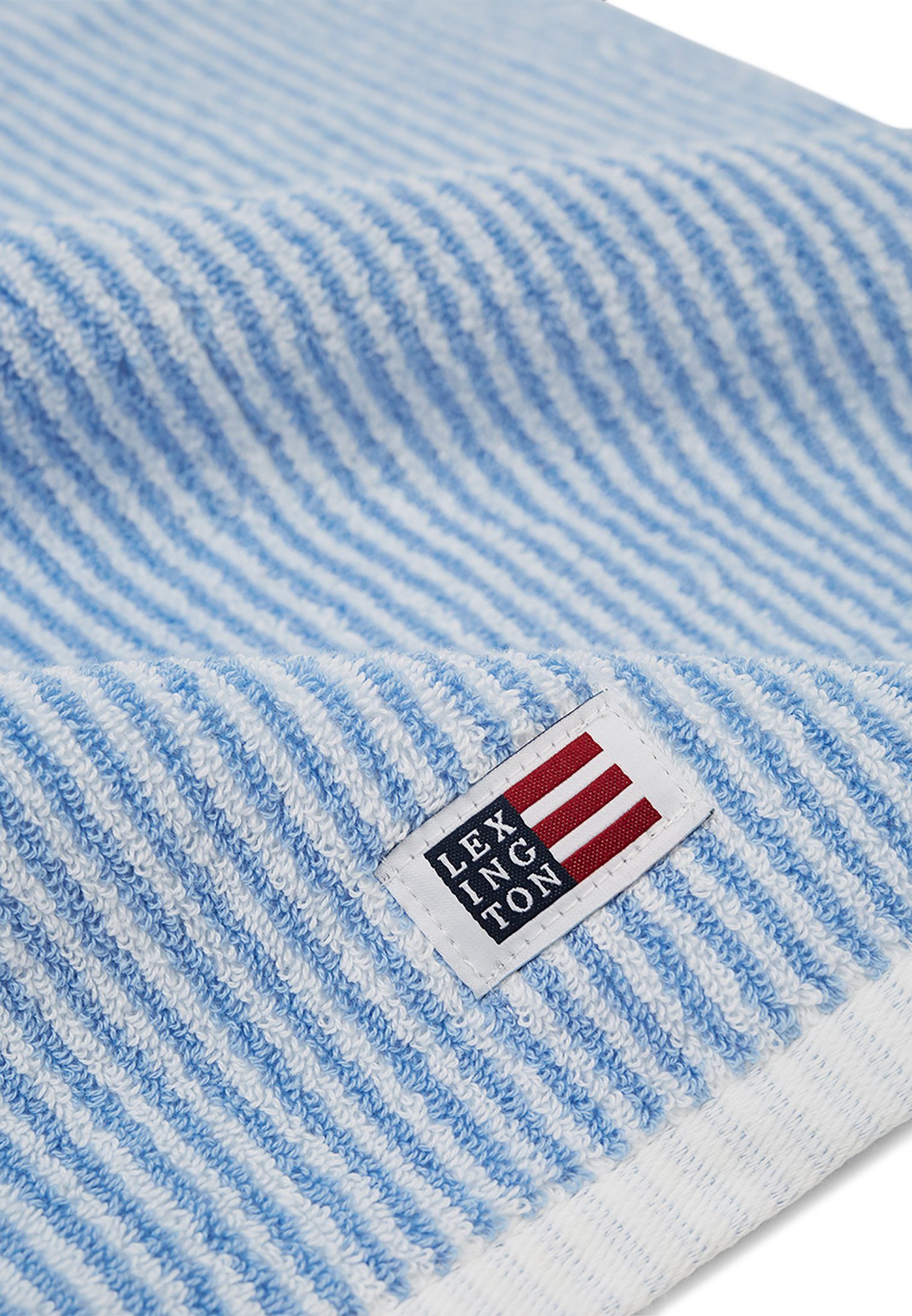 Original white/blue Lexington Handtuch Towel