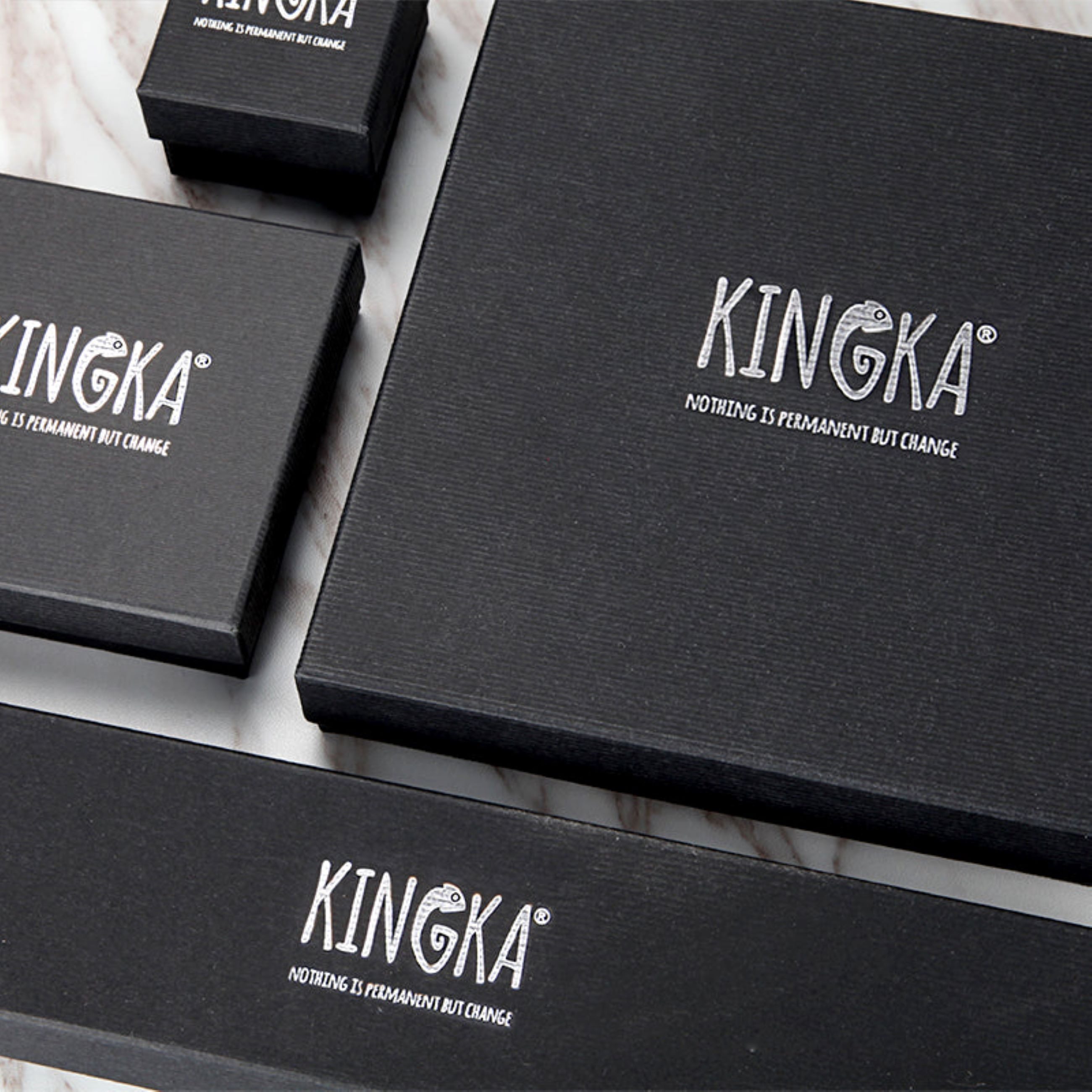 Kingka Paar Creolen Damen Ohrringe roségoldfarben mit Zirkonia und Hämatit, zu Shirt, Kleid, Jeans, Sneaker! Büro, Urlaub, Party, Geschenkidee