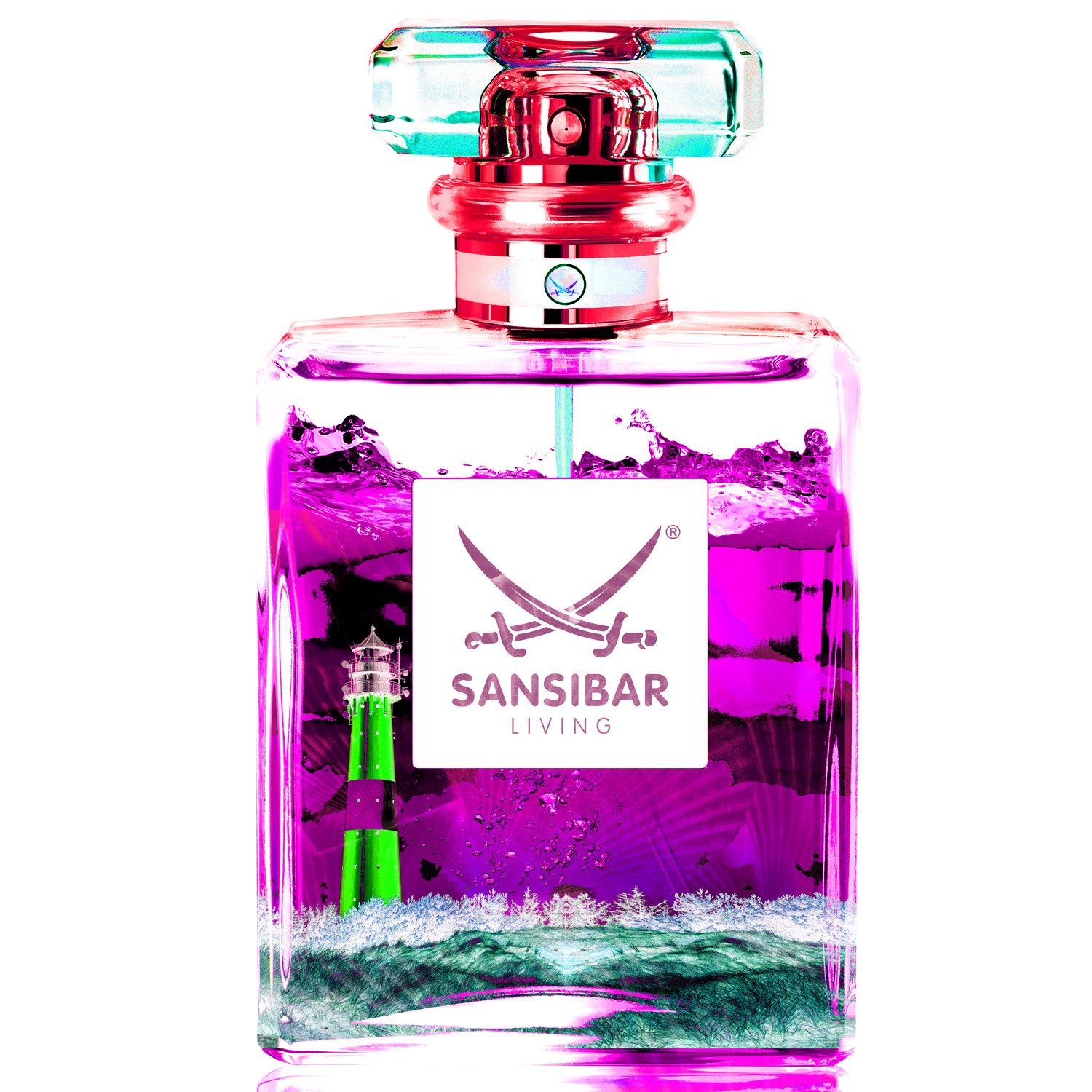 Sansibar Sylt Bild Acrylglasbild SANSIBAR Bottles BHT 50x50x5 cm Glasbild