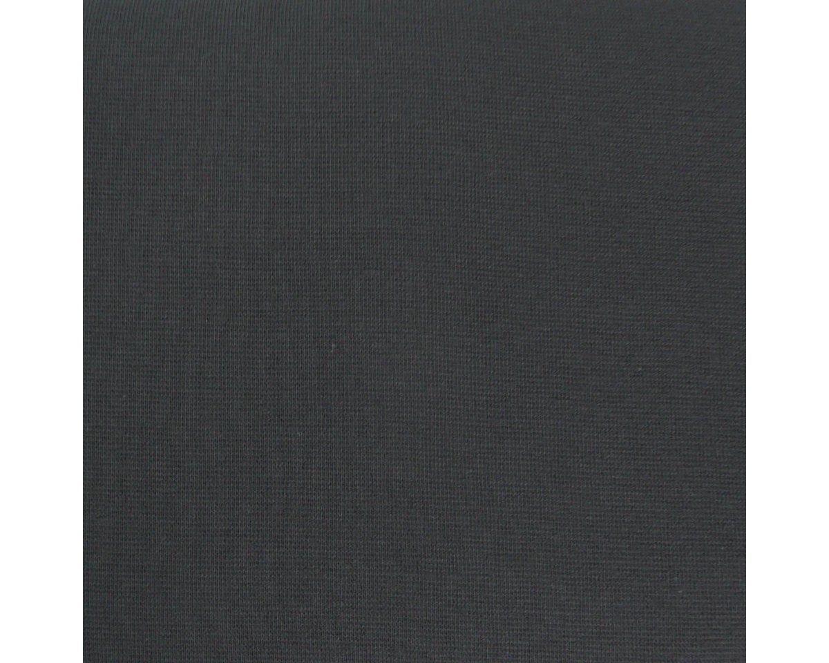 Thumbnail - SCHÖNER LEBEN. Stoff Strickschlauch Bündchenstoff fein schwarz 37cm Breite