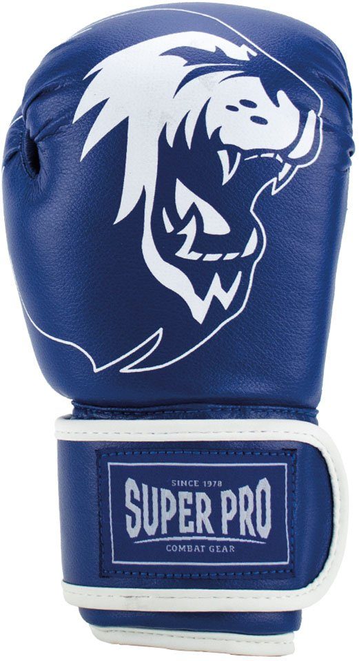 Super Boxhandschuhe blau/weiß Talent Pro