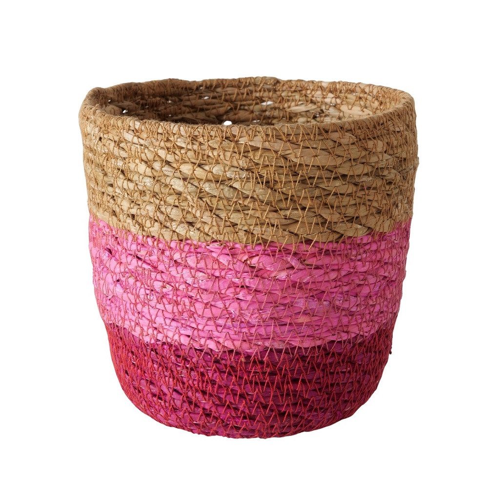 Aufbewahrungskorb Boltze, Korb Rosaly, Dekokorb, Natur Rosa 17cm 2055587
