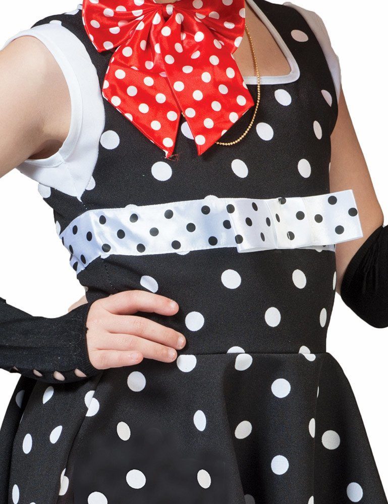 Funny Fashion Kostüm Retro Kostüm Dolly für Mädchen - Rockabilly 50er 60er