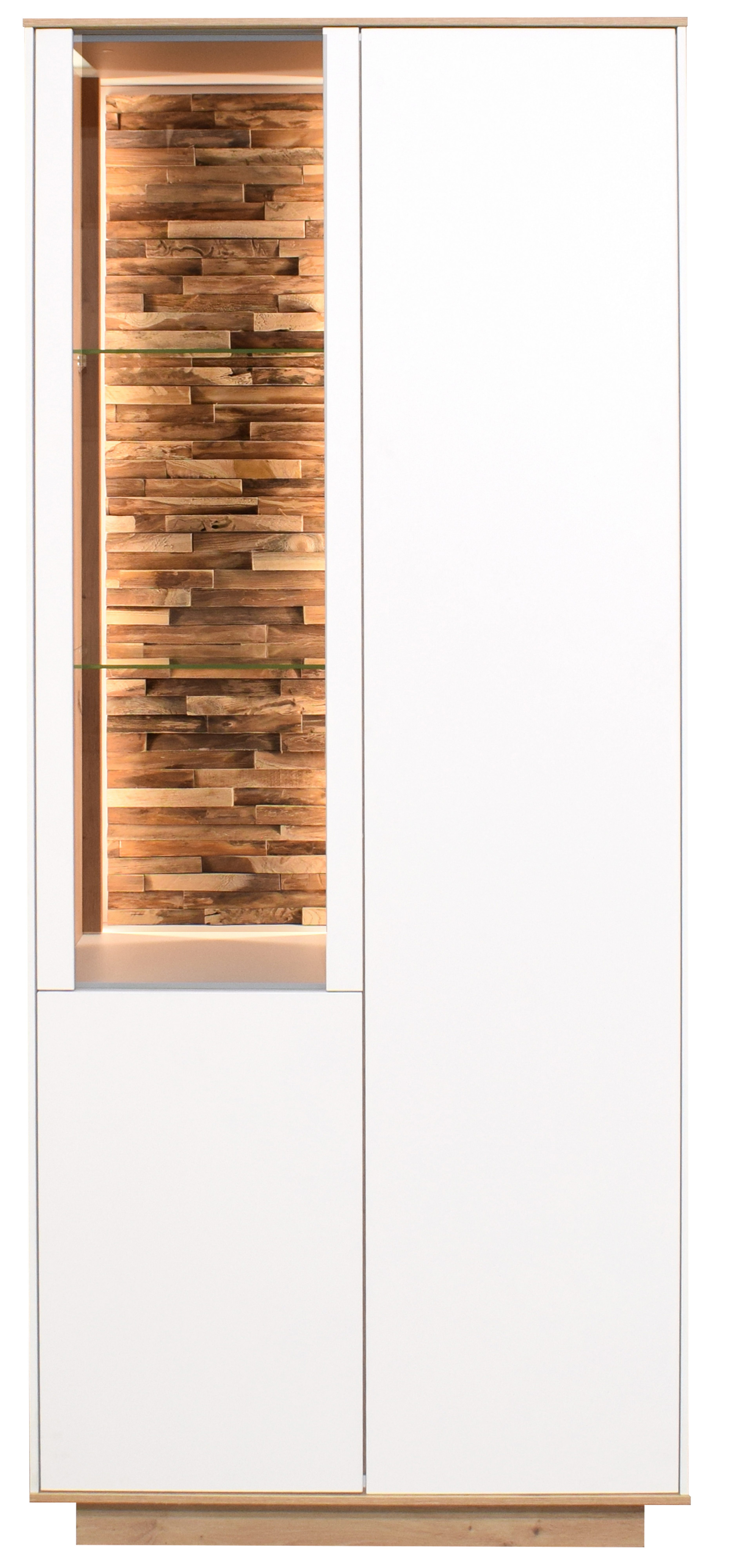 möbel-direkt.de Standvitrine Vitrinenschrank Faro Sockel